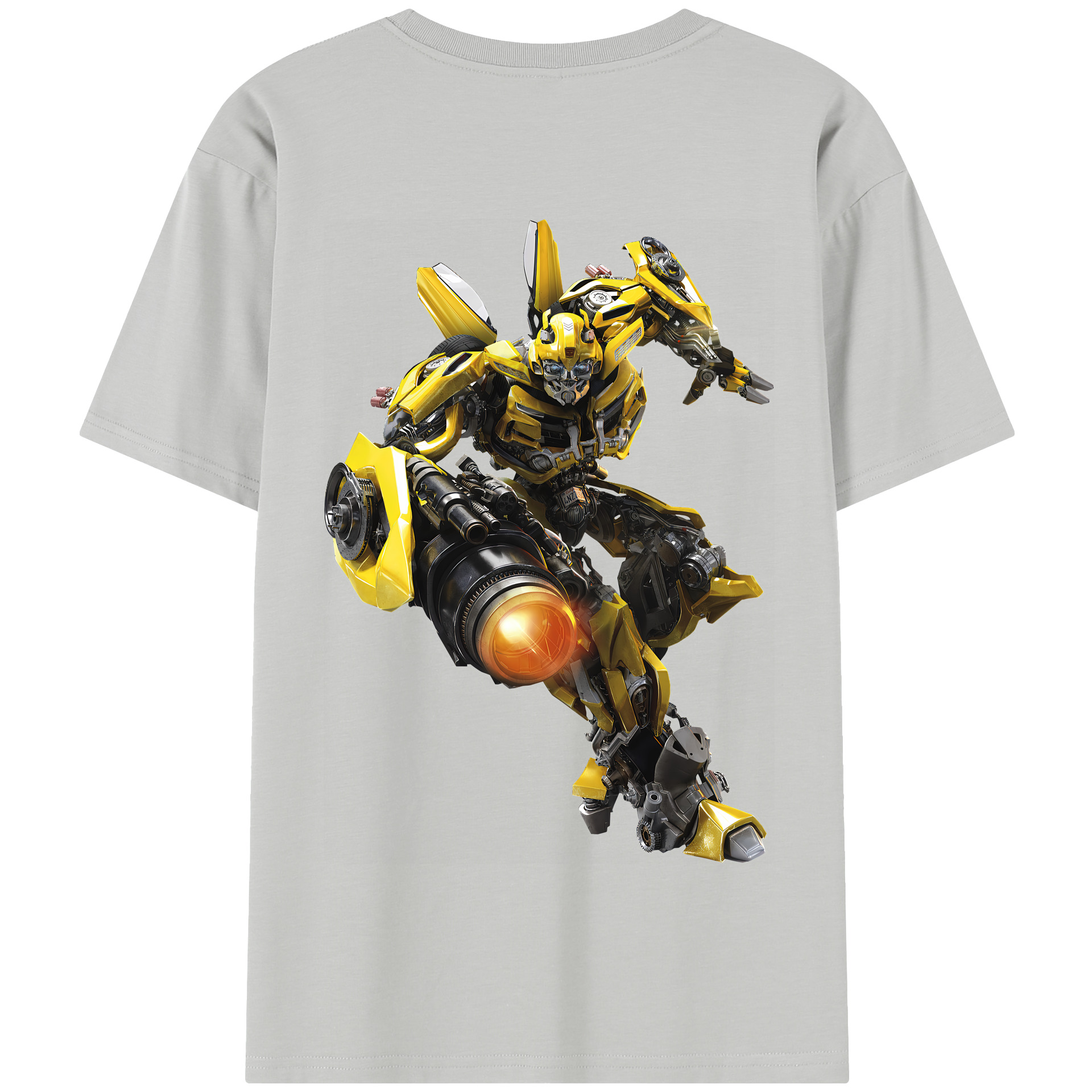 （画像用） Transformers トランスフォーマー 綿100％半袖Tシャツ（背面プリント）