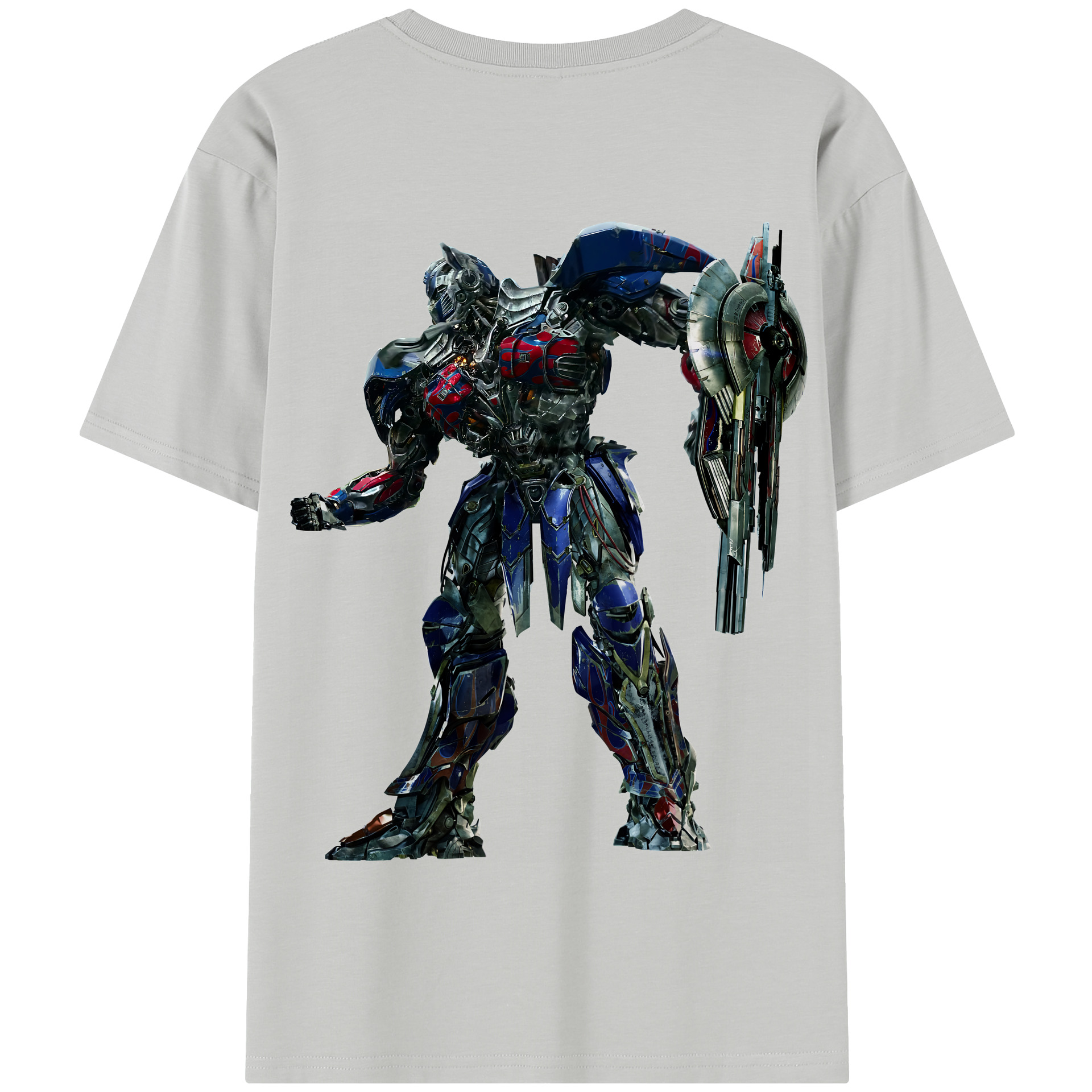 （画像用） Transformers トランスフォーマー 綿100％半袖Tシャツ（背面プリント）