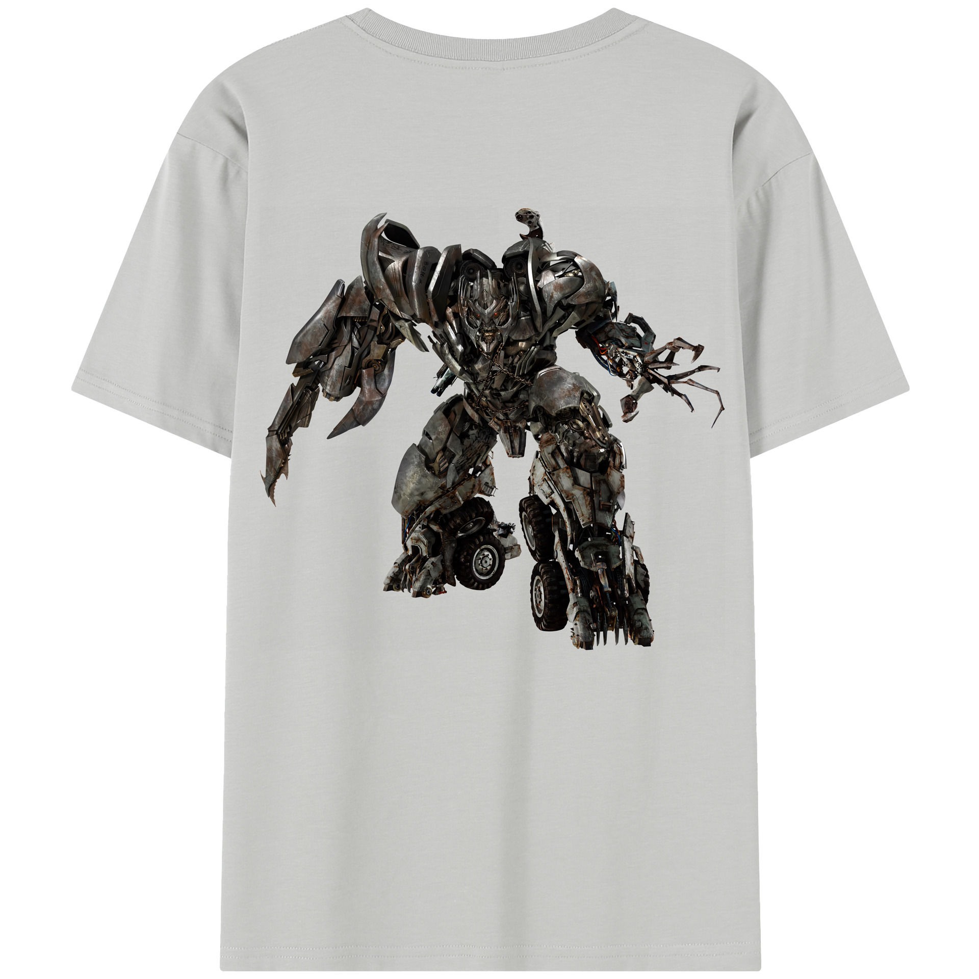 （画像用） Transformers トランスフォーマー 綿100％半袖Tシャツ（背面プリント）