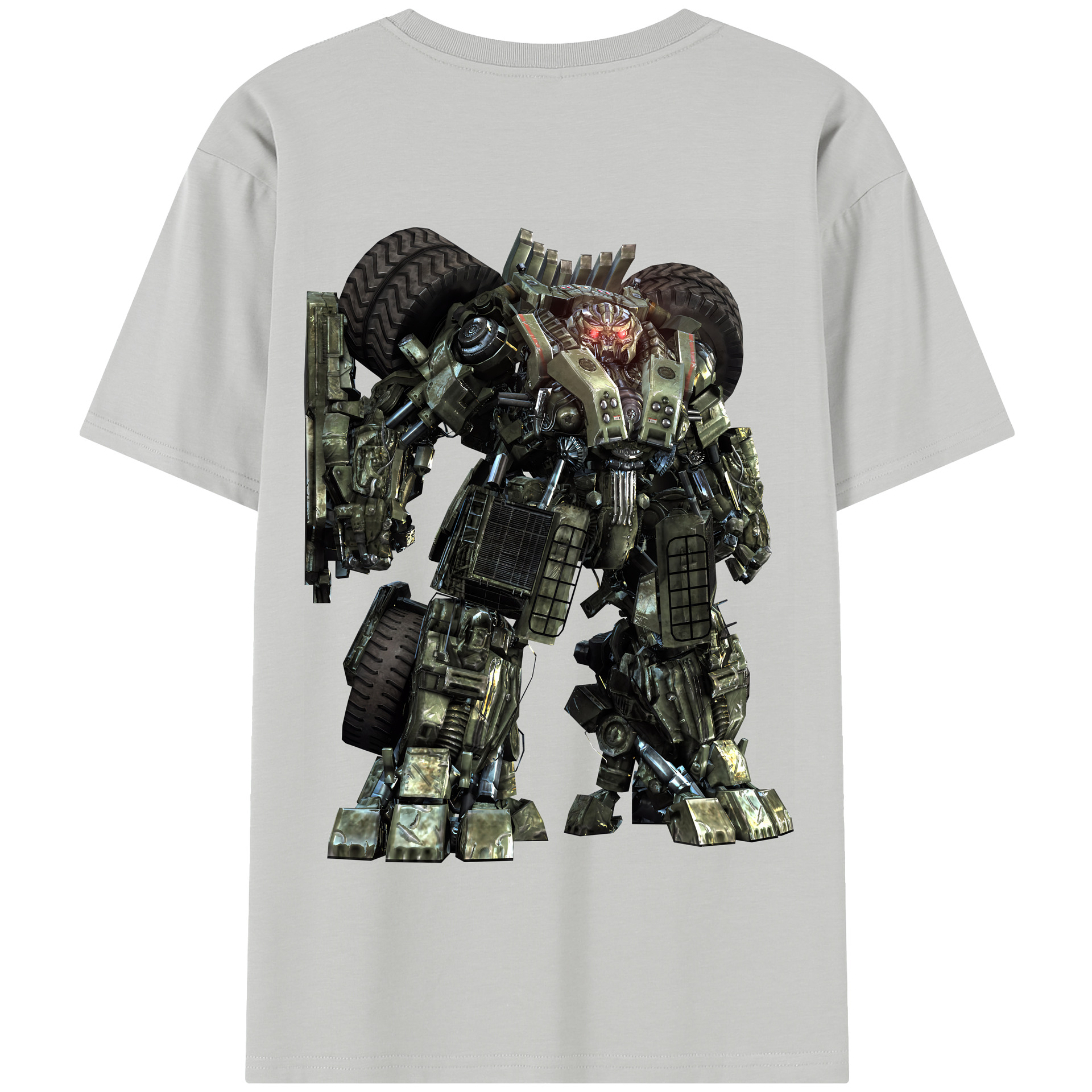 （画像用） Transformers トランスフォーマー 綿100％半袖Tシャツ（背面プリント）
