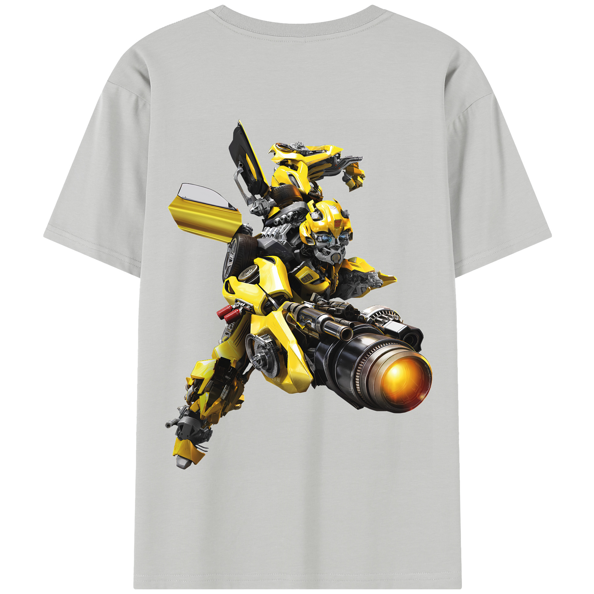 （画像用） Transformers トランスフォーマー 綿100％半袖Tシャツ（背面プリント）