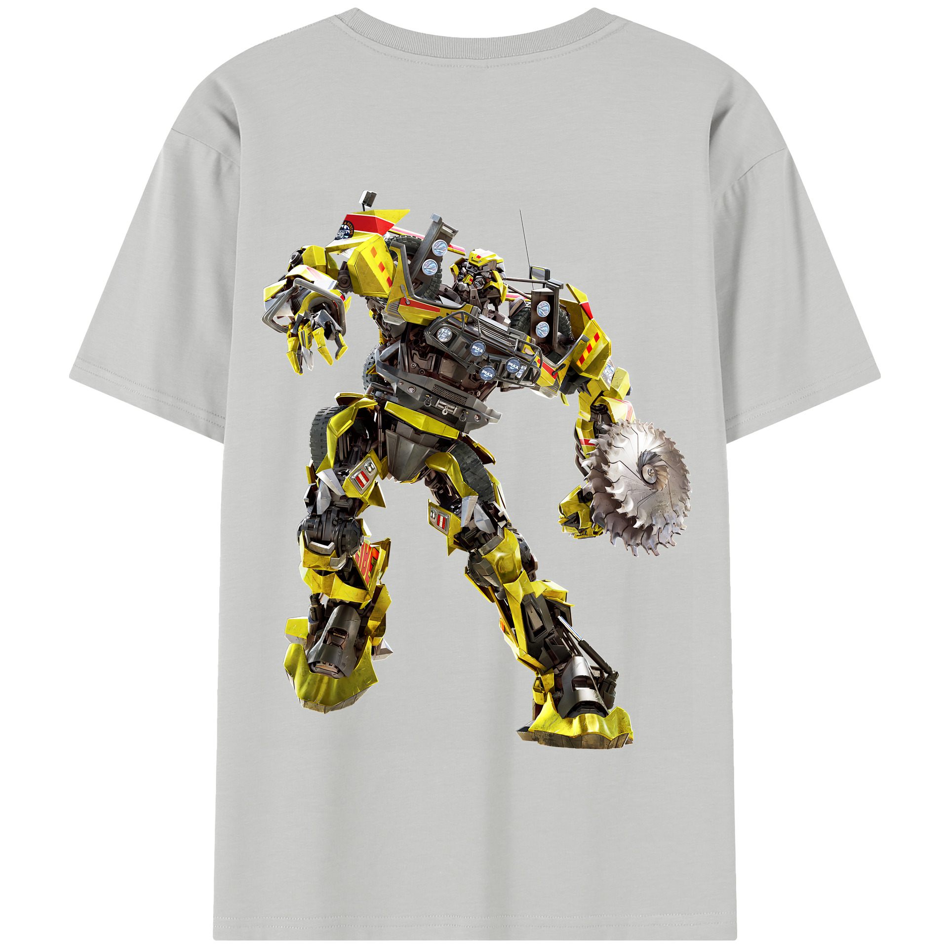 （画像用） Transformers トランスフォーマー 綿100％半袖Tシャツ（背面プリント）