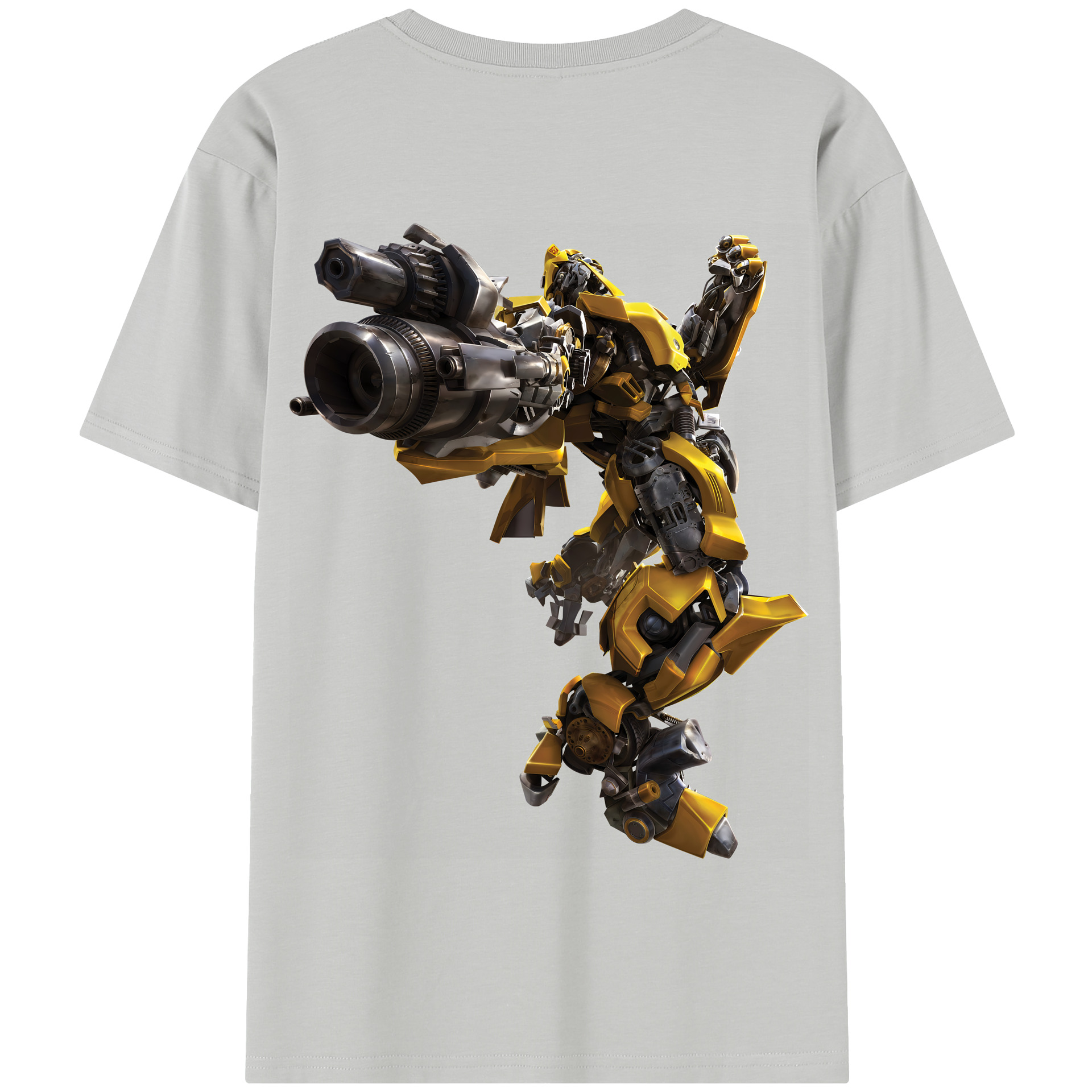 （画像用） Transformers トランスフォーマー 綿100％半袖Tシャツ（背面プリント）