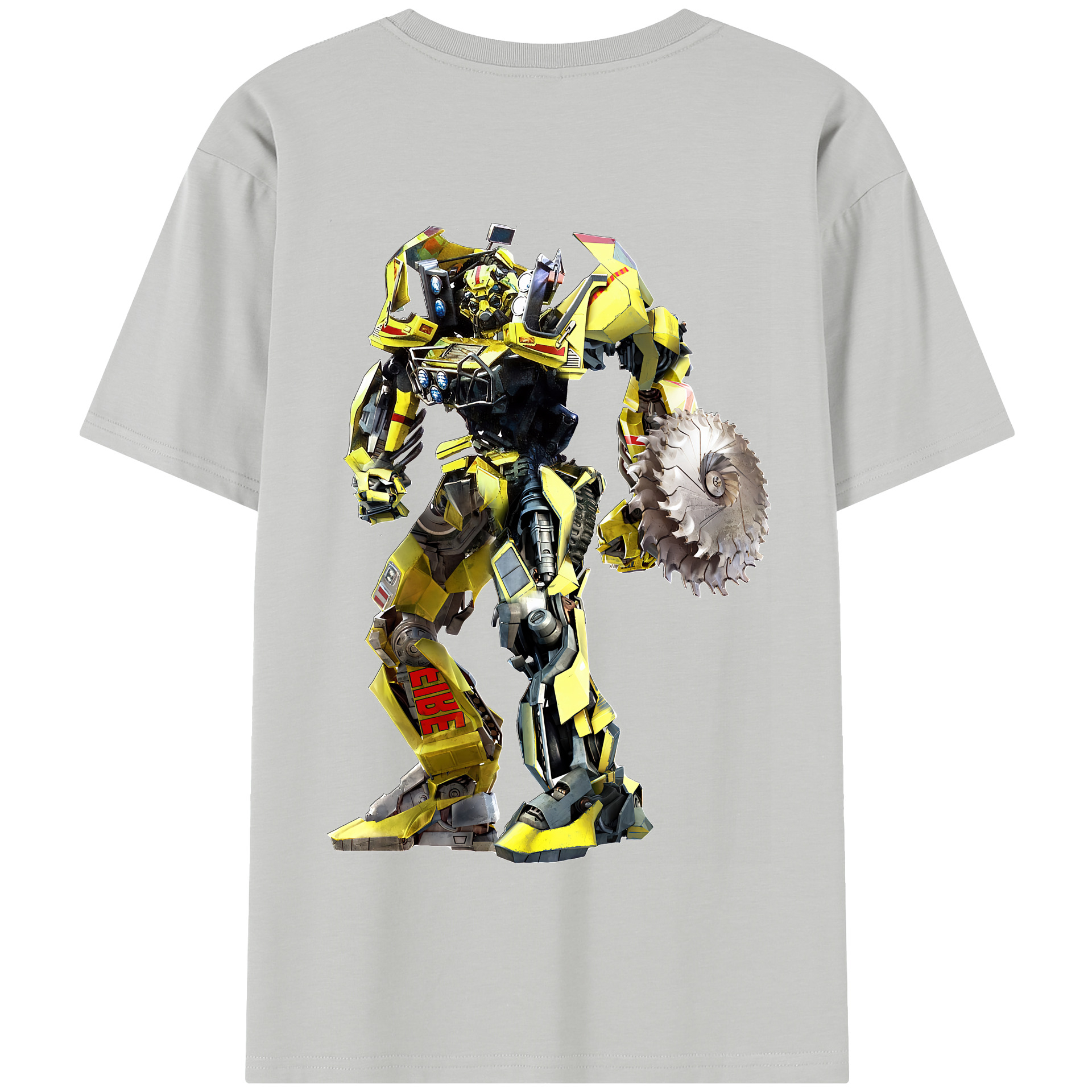 （画像用） Transformers トランスフォーマー 綿100％半袖Tシャツ（背面プリント）