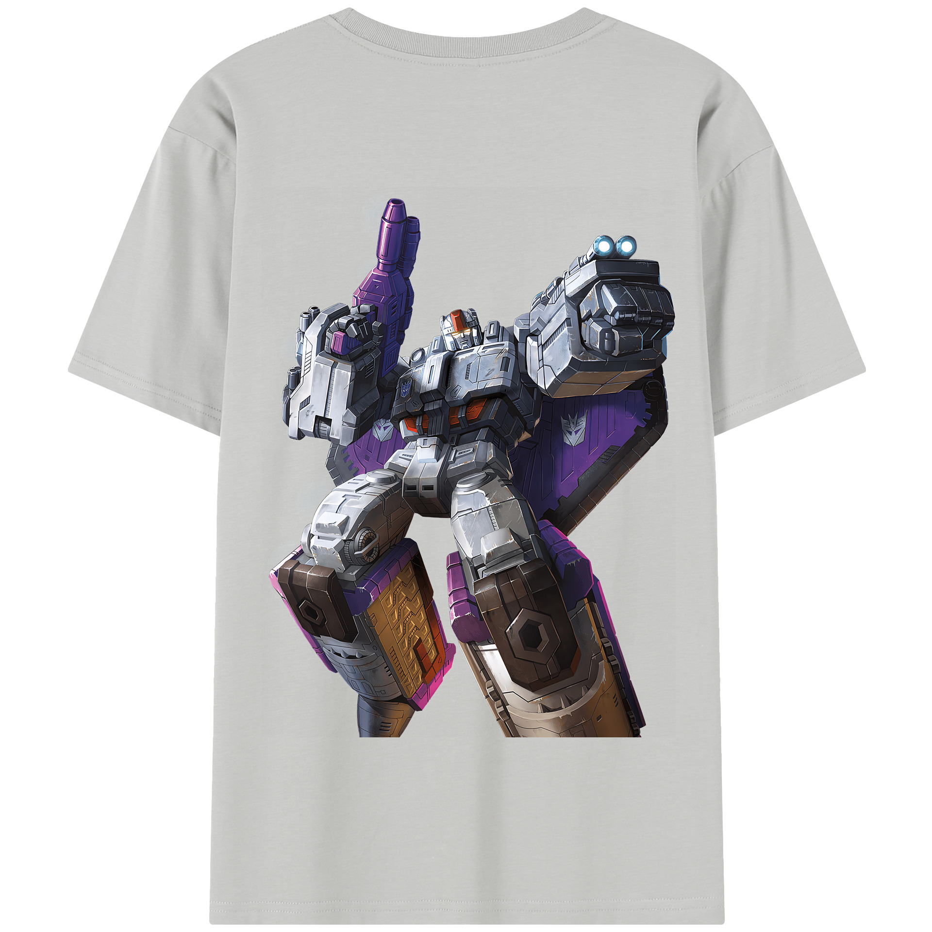 （画像用） Transformers トランスフォーマー 綿100％半袖Tシャツ（背面プリント）