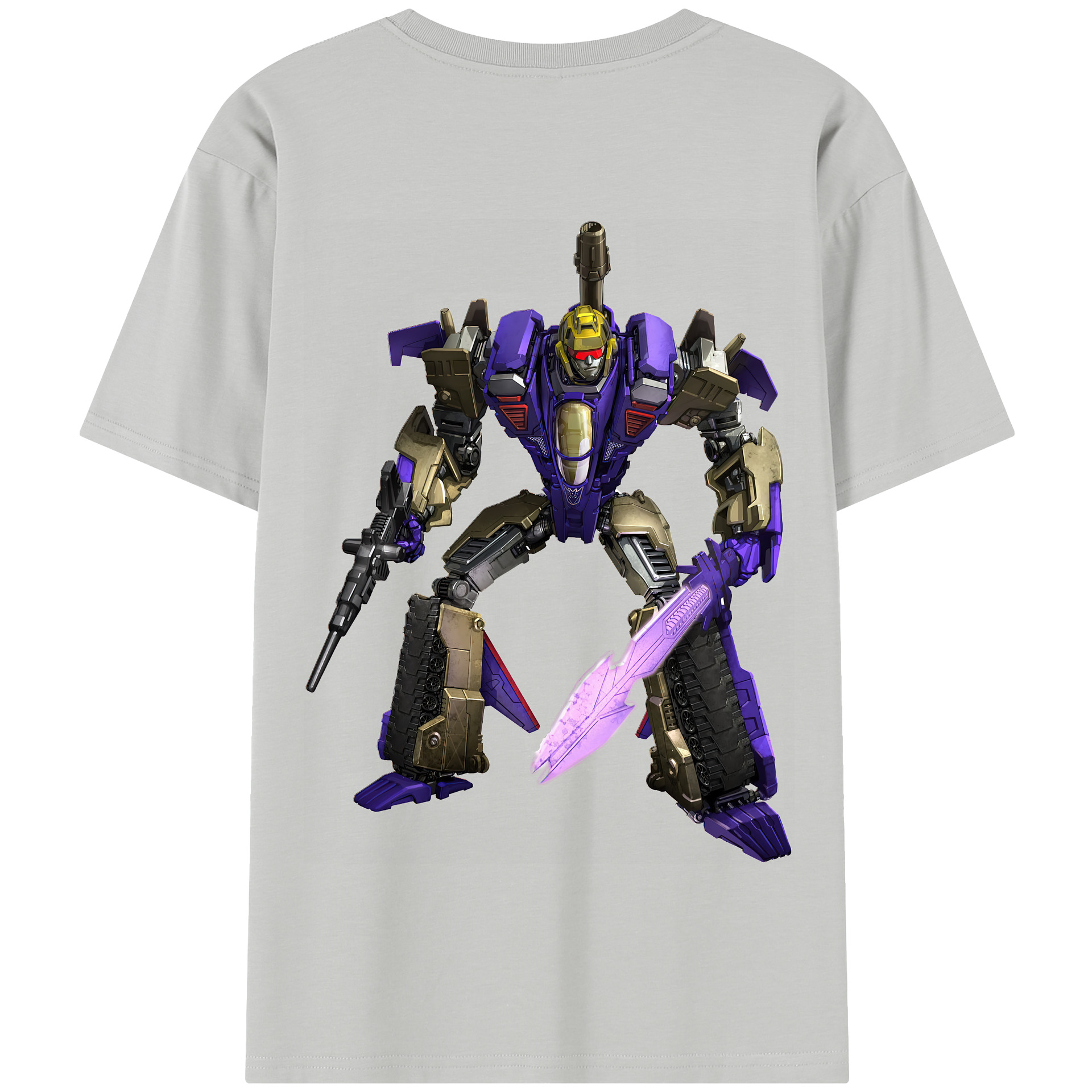 （画像用） Transformers トランスフォーマー 綿100％半袖Tシャツ（背面プリント）