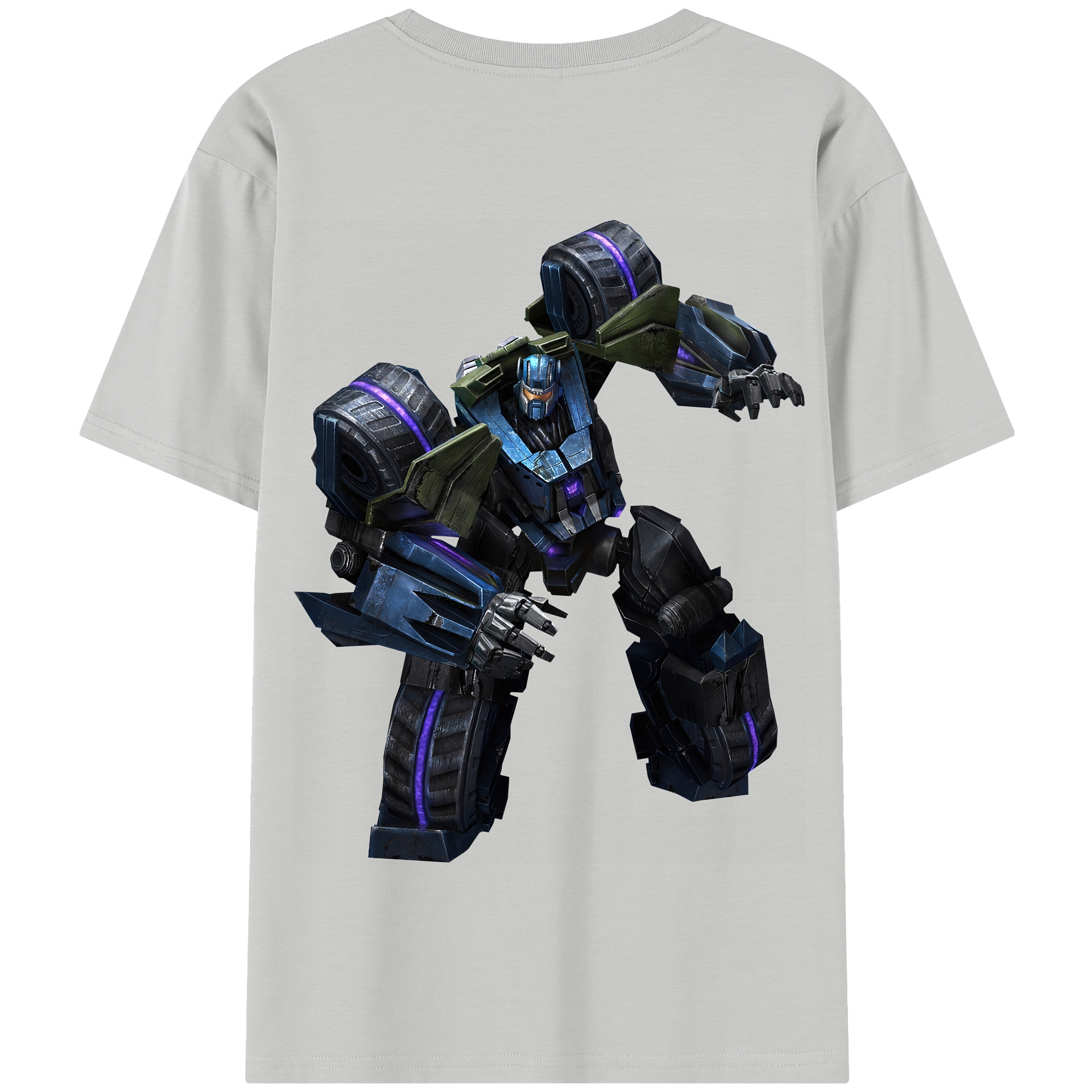 （画像用） Transformers トランスフォーマー 綿100％半袖Tシャツ（背面プリント）