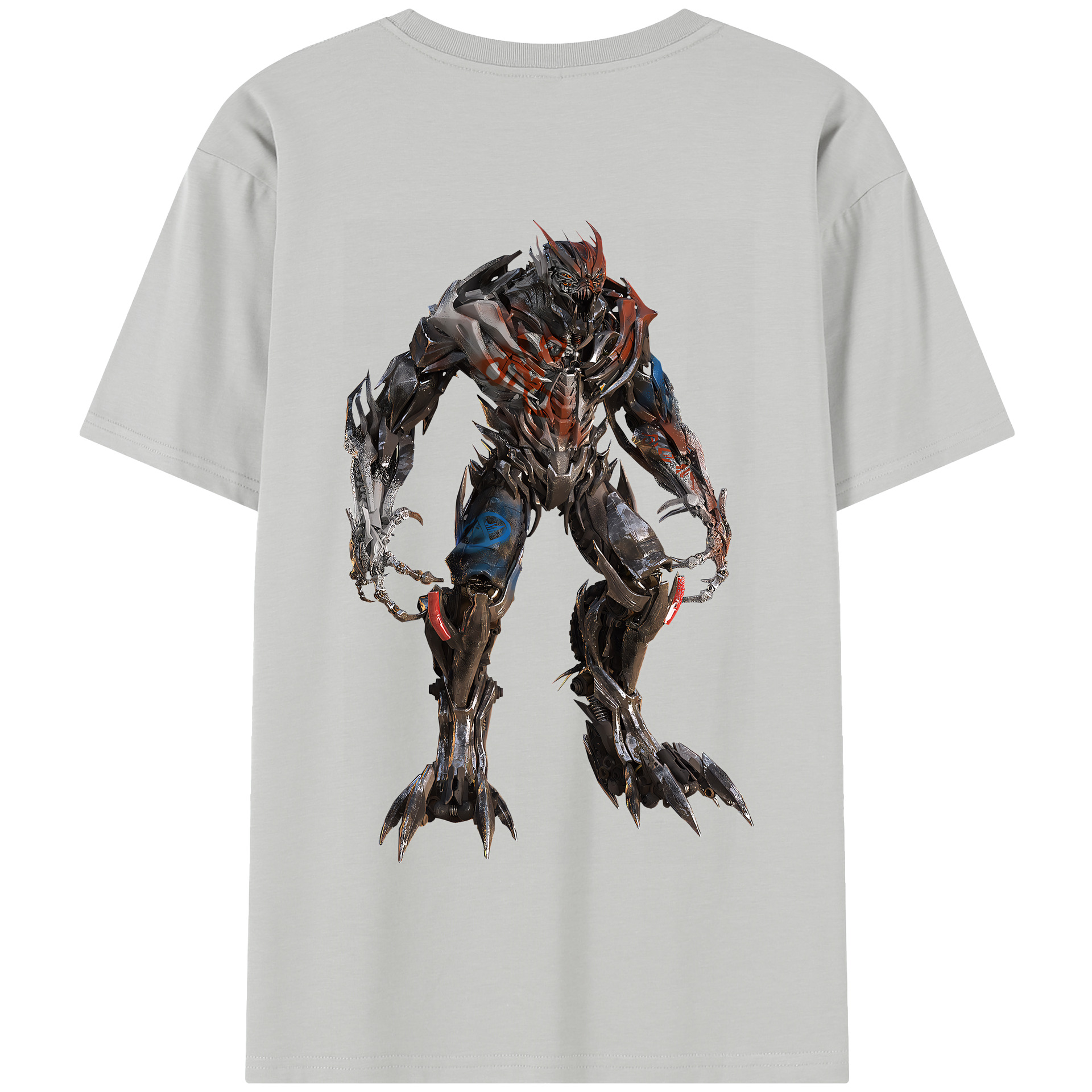 （画像用） Transformers トランスフォーマー 綿100％半袖Tシャツ（背面プリント）