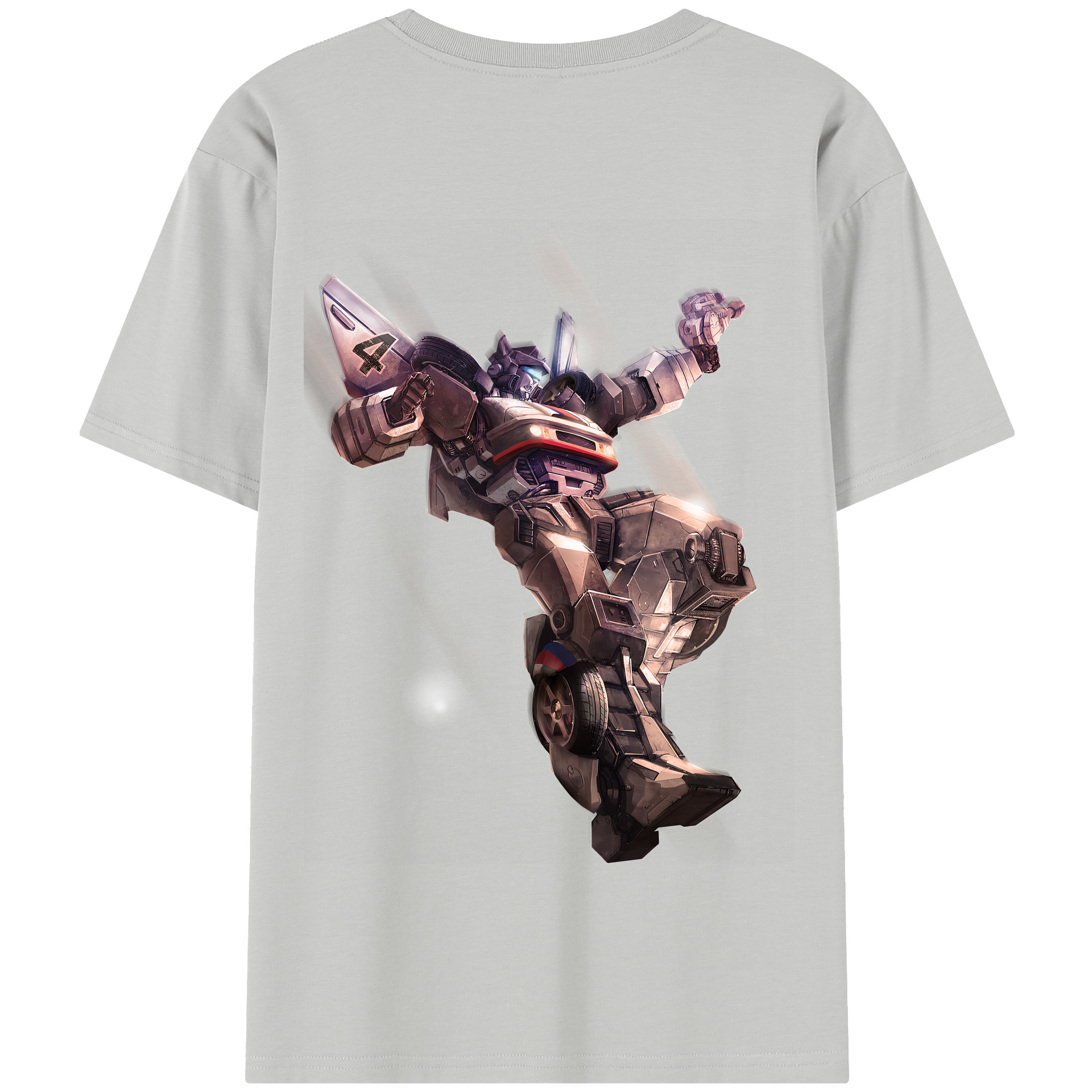 （画像用） Transformers トランスフォーマー 綿100％半袖Tシャツ（背面プリント）