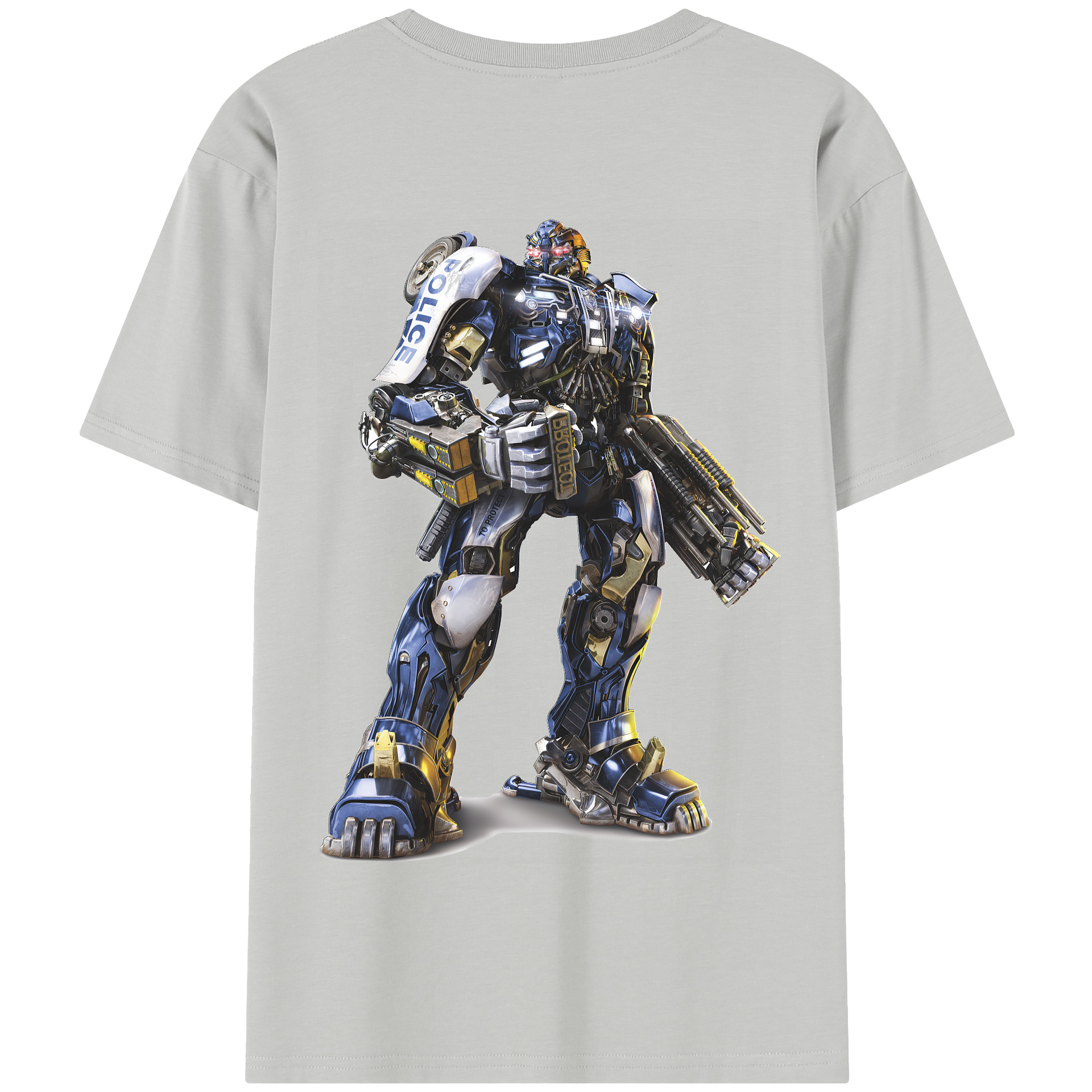 （画像用） Transformers トランスフォーマー 綿100％半袖Tシャツ（背面プリント）