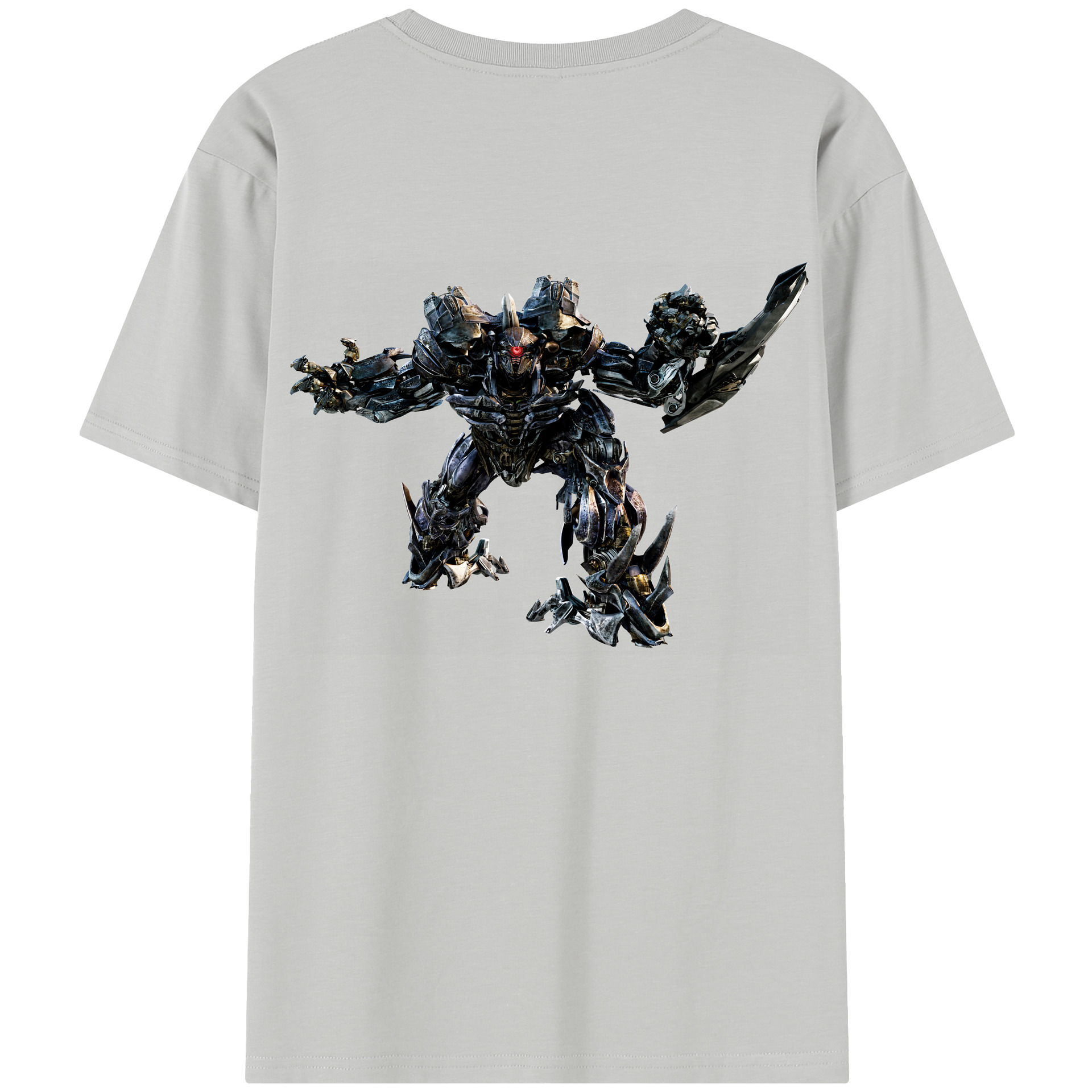 （画像用） Transformers トランスフォーマー 綿100％半袖Tシャツ（背面プリント）