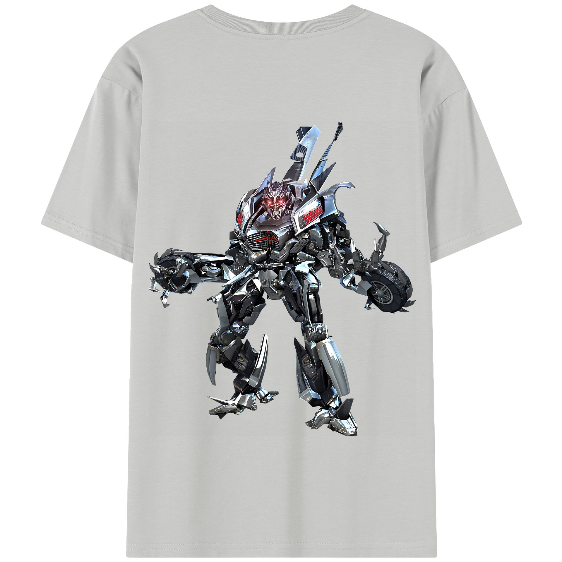 （画像用） Transformers トランスフォーマー 綿100％半袖Tシャツ（背面プリント）