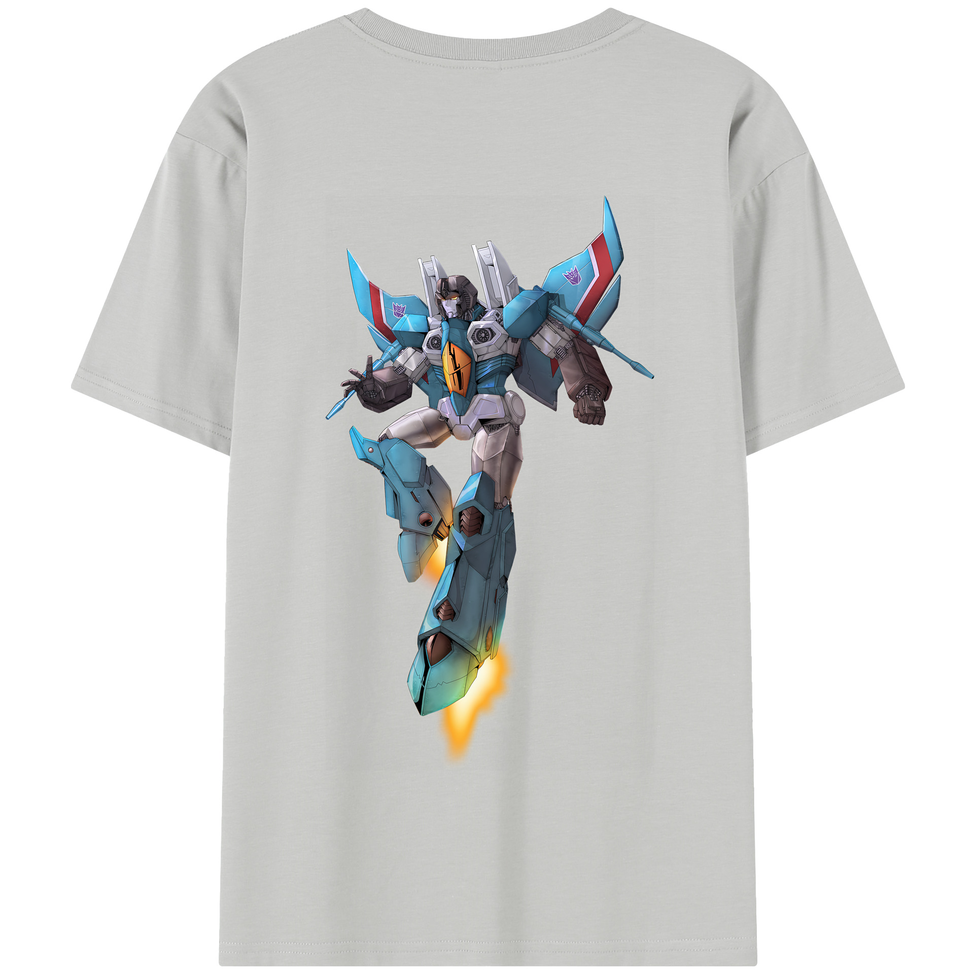 （画像用） Transformers トランスフォーマー 綿100％半袖Tシャツ（背面プリント）