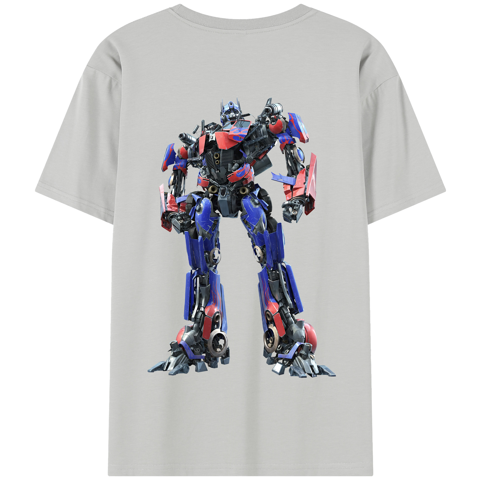 （画像用） Transformers トランスフォーマー 綿100％半袖Tシャツ（背面プリント）