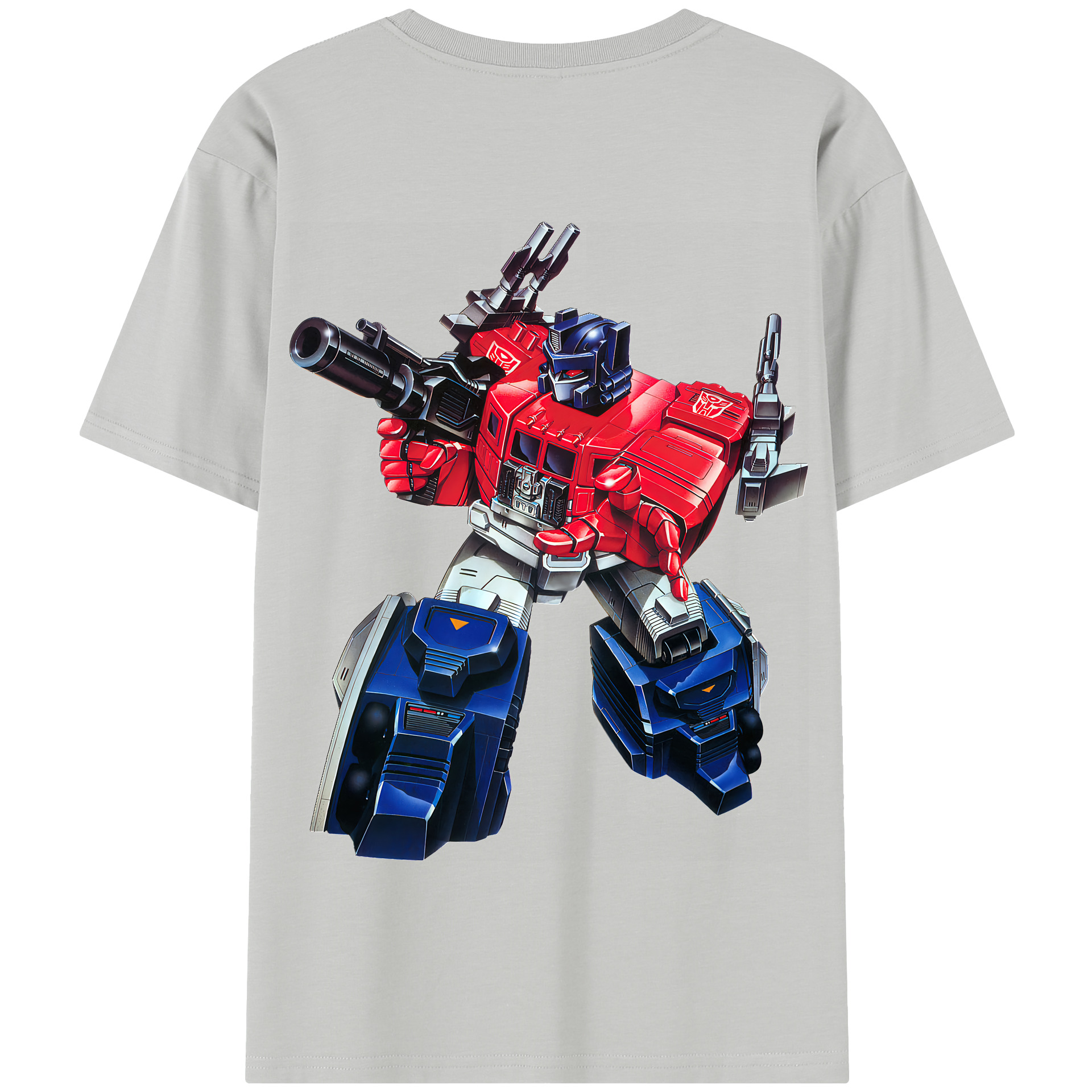 （画像用） Transformers トランスフォーマー 綿100％半袖Tシャツ（背面プリント）