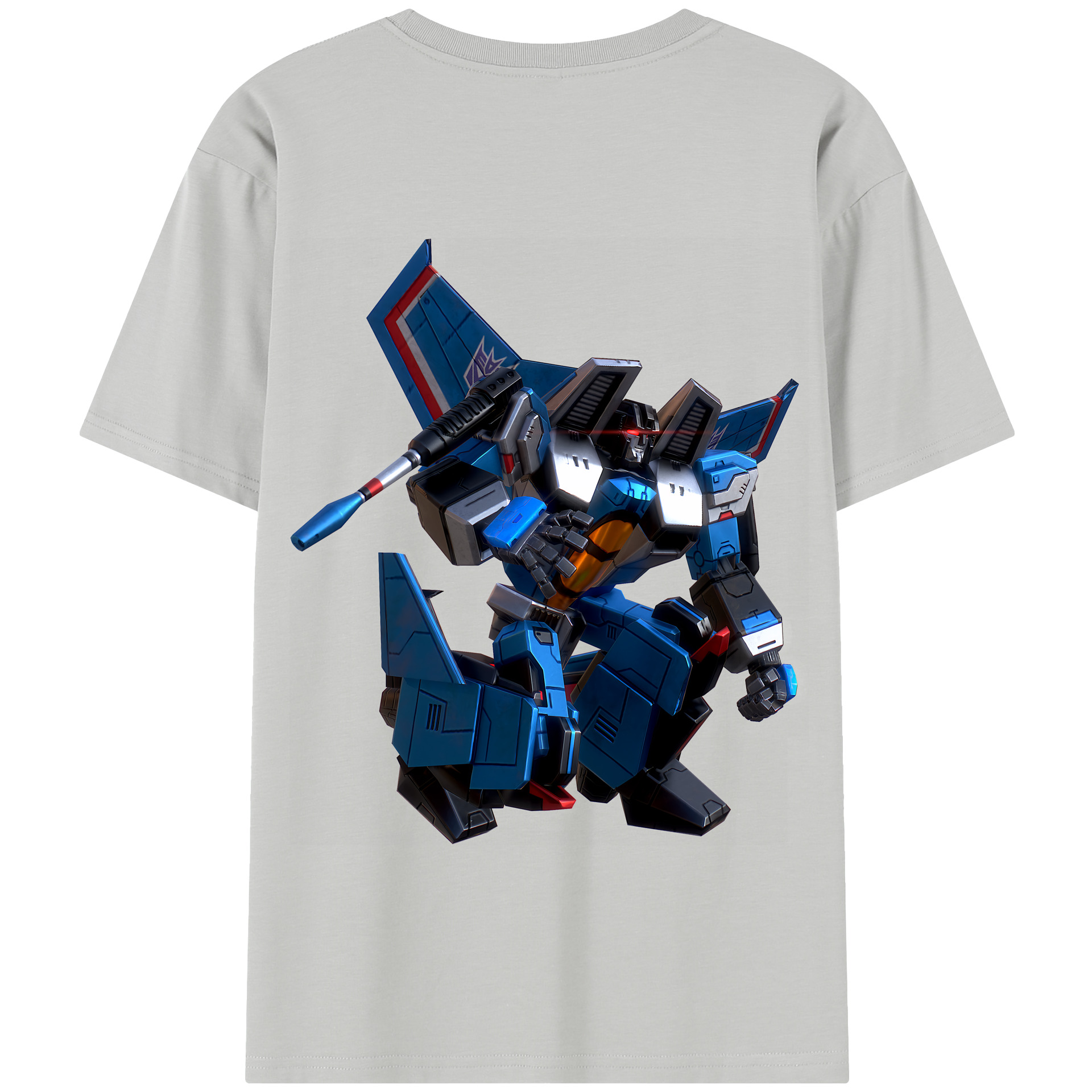 （画像用） Transformers トランスフォーマー 綿100％半袖Tシャツ（背面プリント）