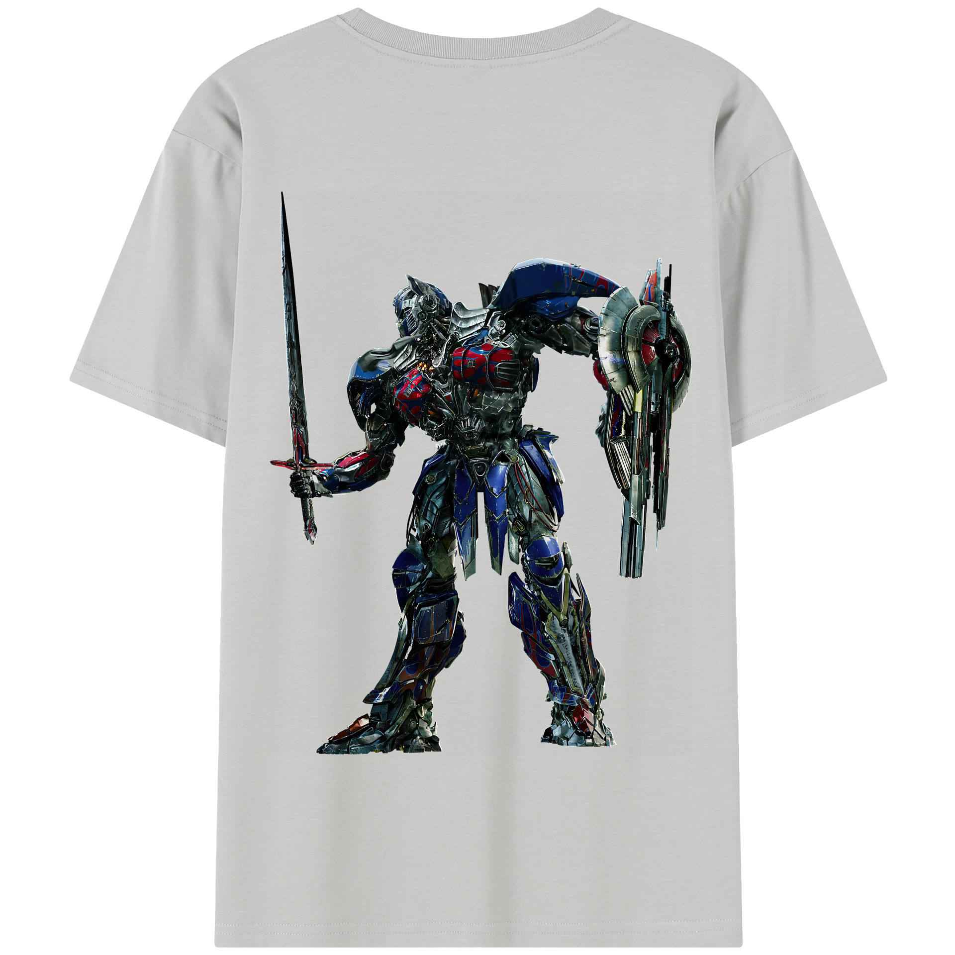 （画像用） Transformers トランスフォーマー 綿100％半袖Tシャツ（背面プリント）