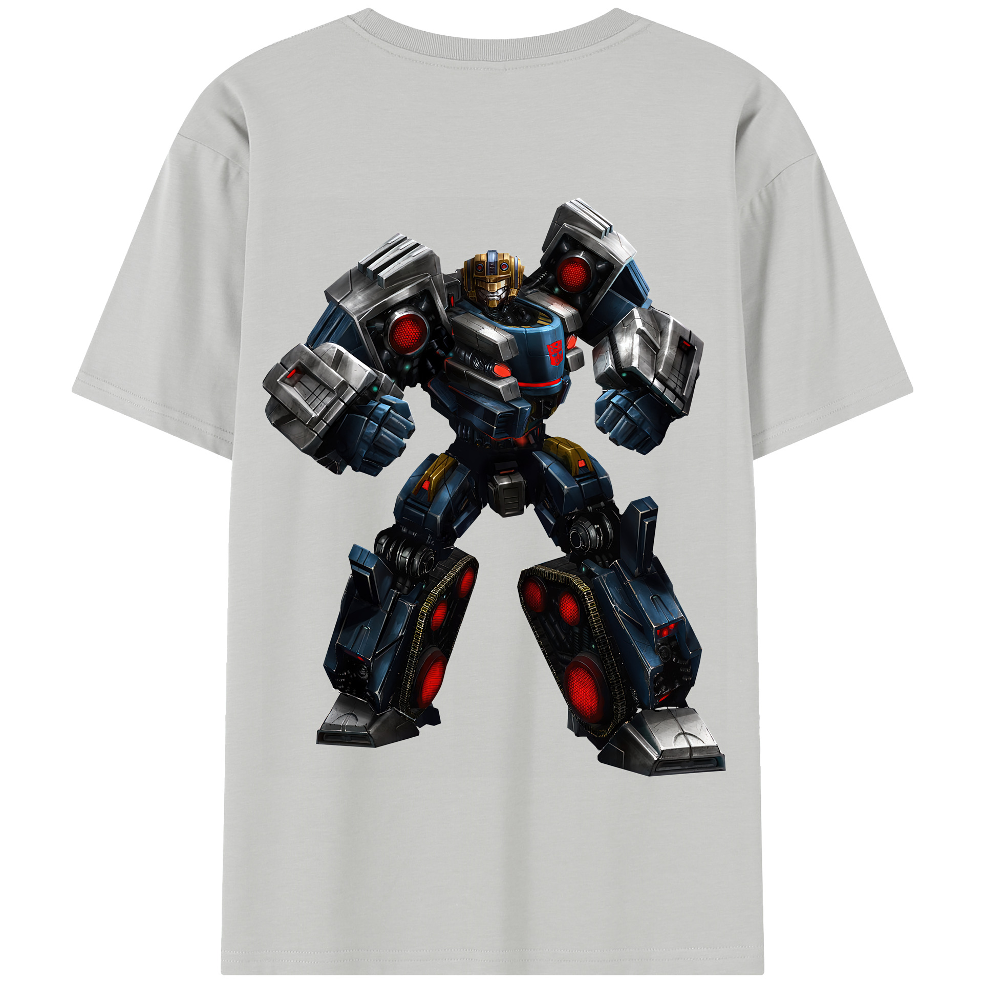 （画像用） Transformers トランスフォーマー 綿100％半袖Tシャツ（背面プリント）