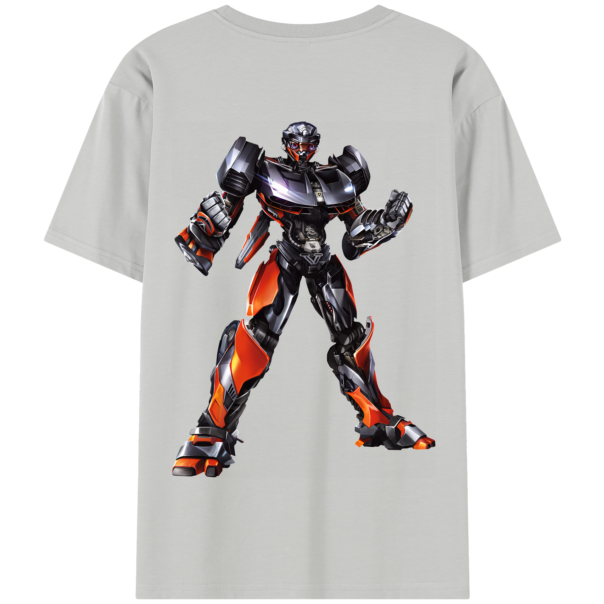 （画像用） Transformers トランスフォーマー 綿100％半袖Tシャツ（背面プリント）