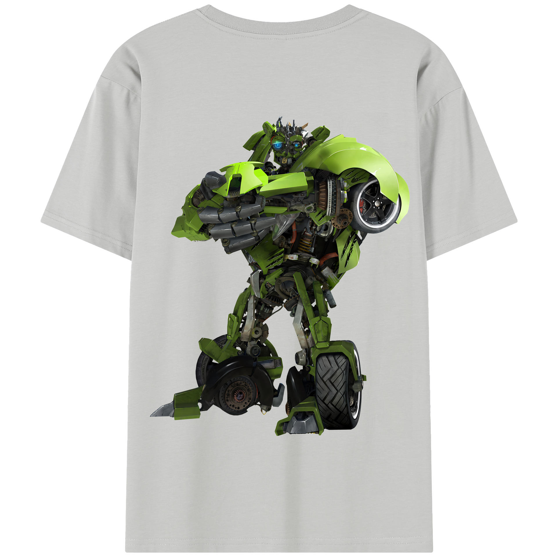 （画像用） Transformers トランスフォーマー 綿100％半袖Tシャツ（背面プリント）
