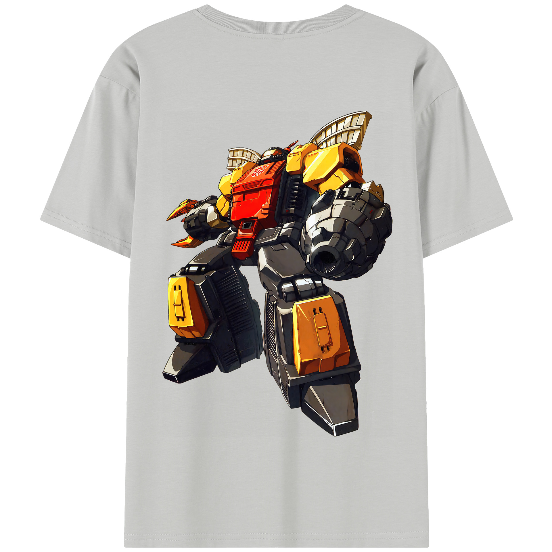 （画像用） Transformers トランスフォーマー 綿100％半袖Tシャツ（背面プリント）