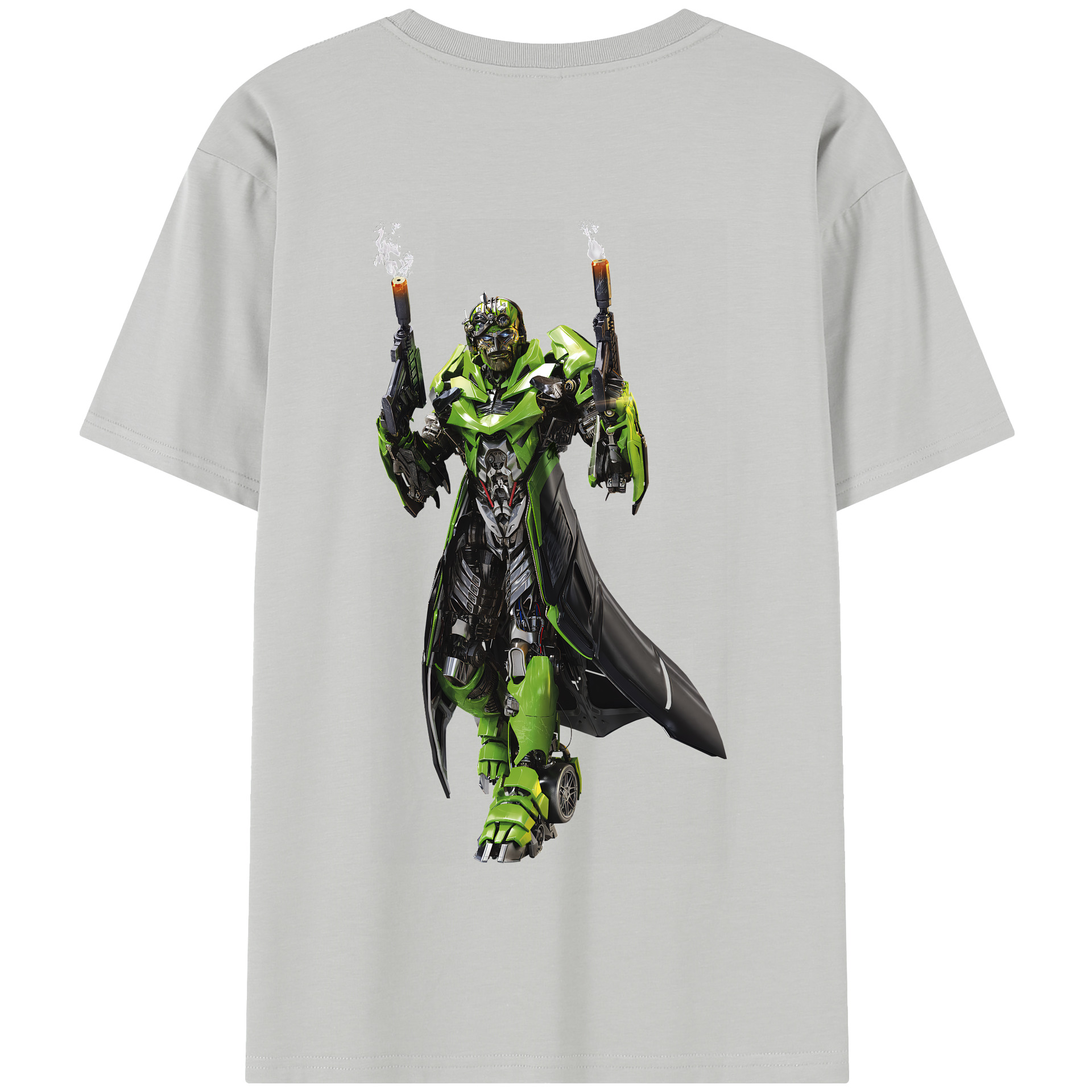 （画像用） Transformers トランスフォーマー 綿100％半袖Tシャツ（背面プリント）