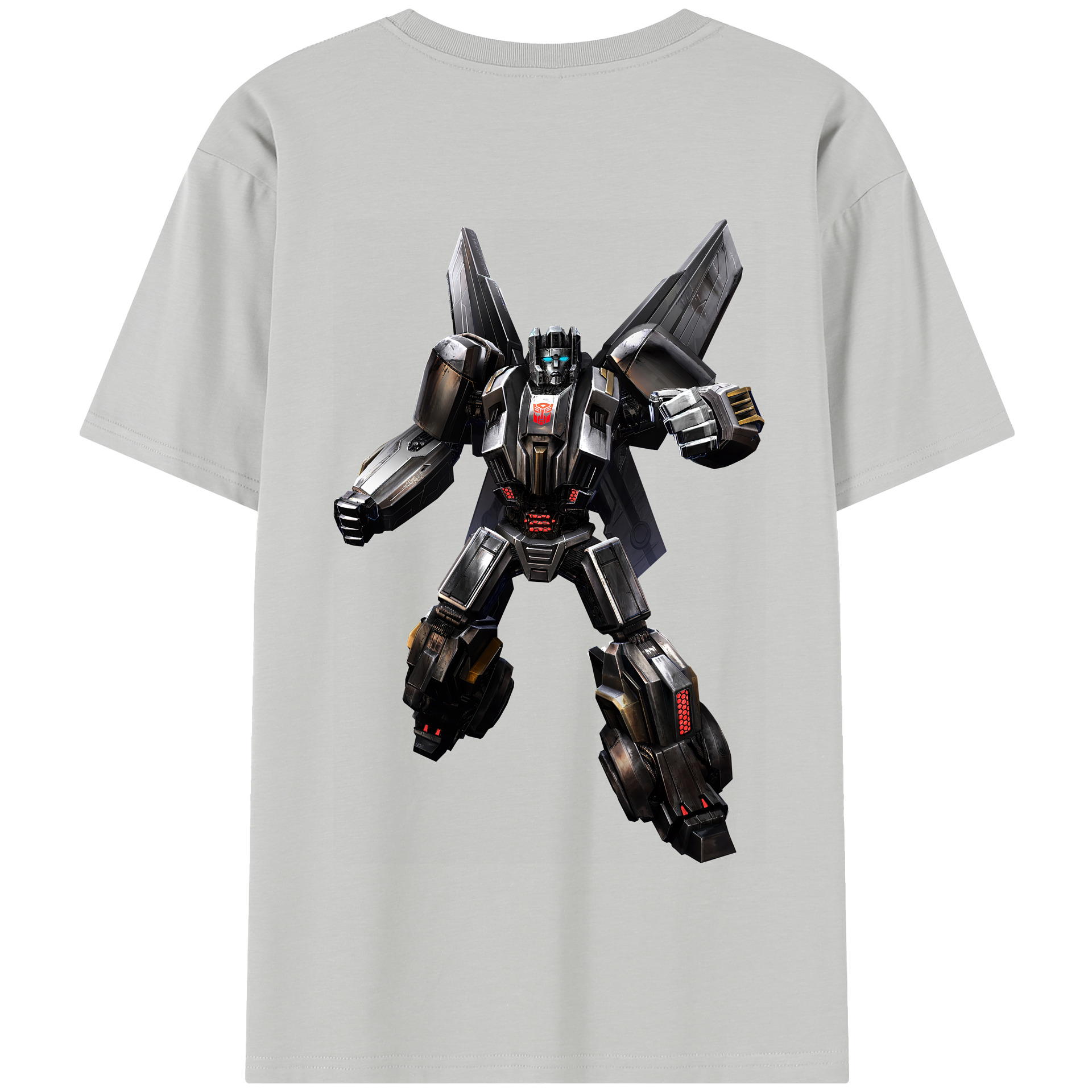 （画像用） Transformers トランスフォーマー 綿100％半袖Tシャツ（背面プリント）