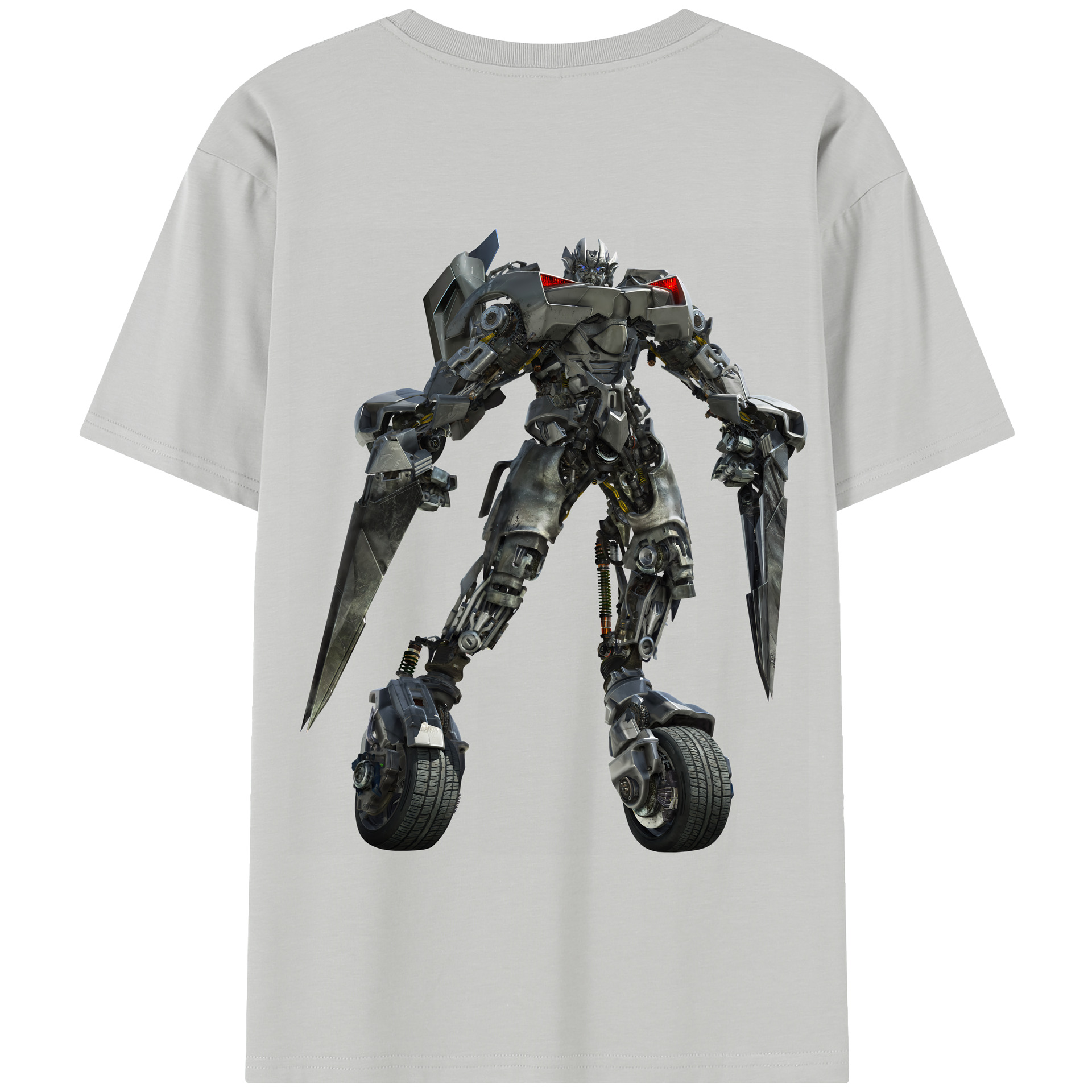 （画像用） Transformers トランスフォーマー 綿100％半袖Tシャツ（背面プリント）