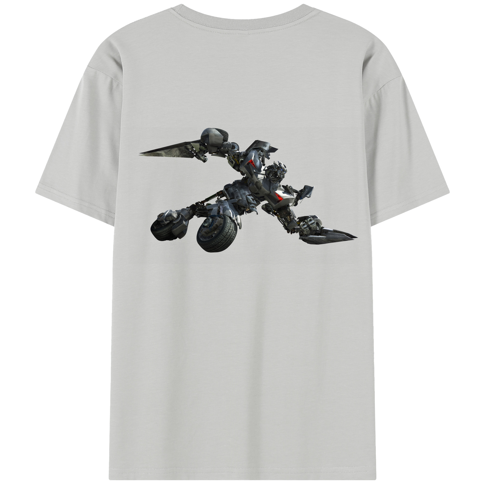 （画像用） Transformers トランスフォーマー 綿100％半袖Tシャツ（背面プリント）