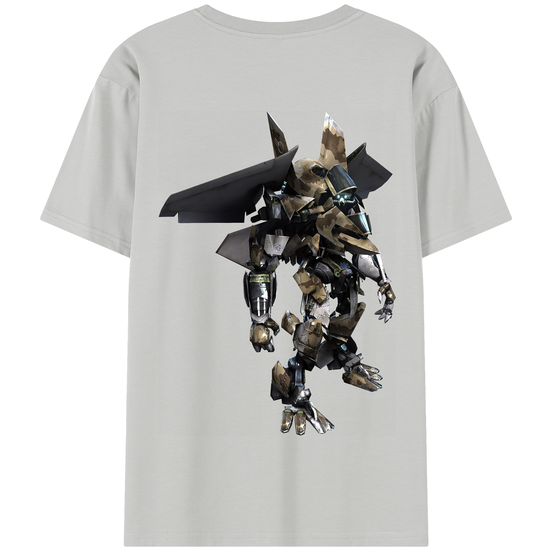 （画像用） Transformers トランスフォーマー 綿100％半袖Tシャツ（背面プリント）