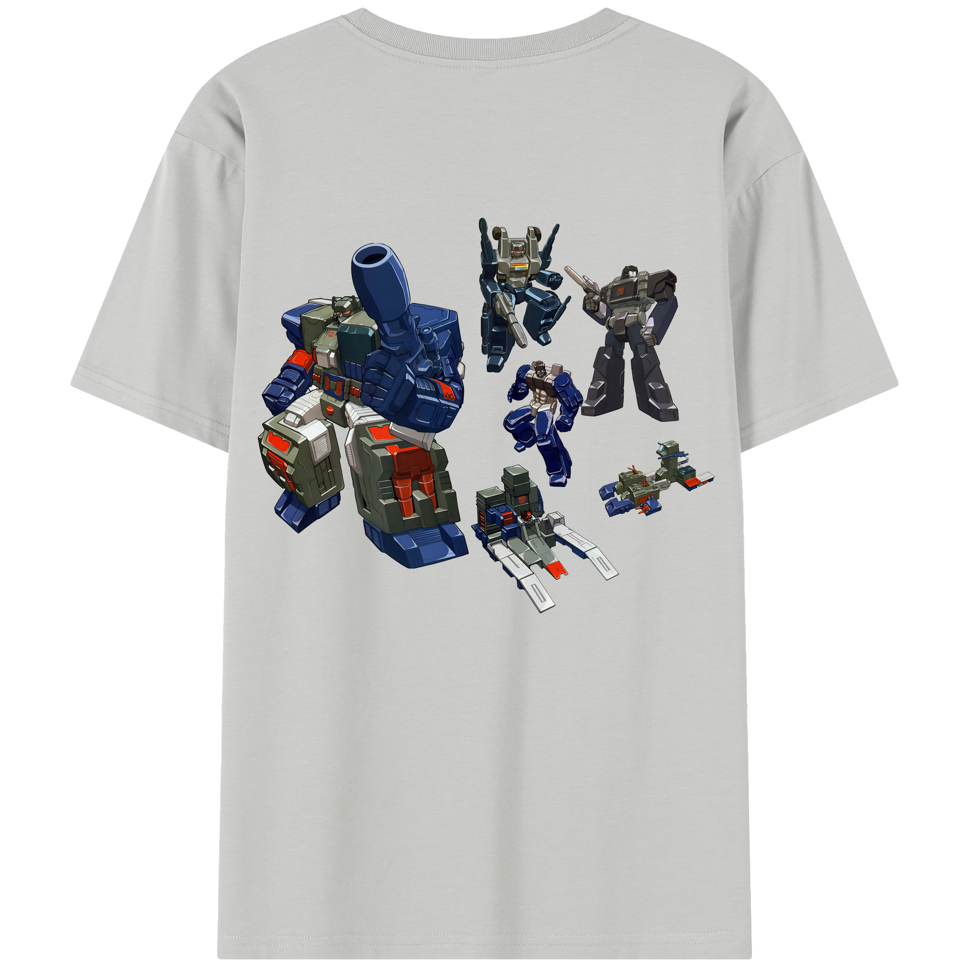 （画像用） Transformers トランスフォーマー 綿100％半袖Tシャツ（背面プリント）