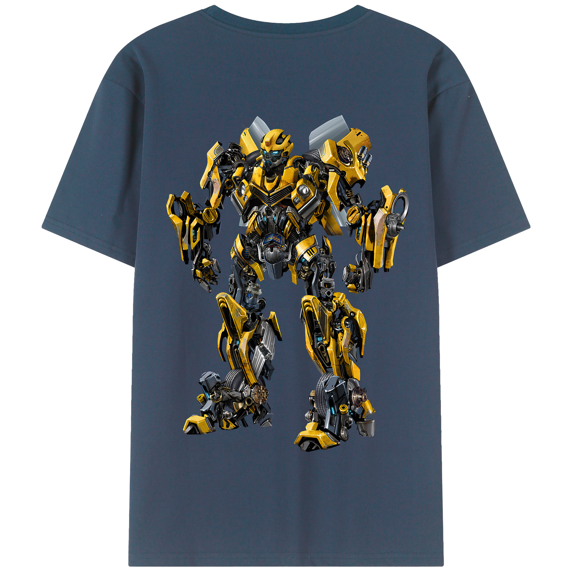 （画像用） Transformers トランスフォーマー 綿100％半袖Tシャツ（背面プリント）