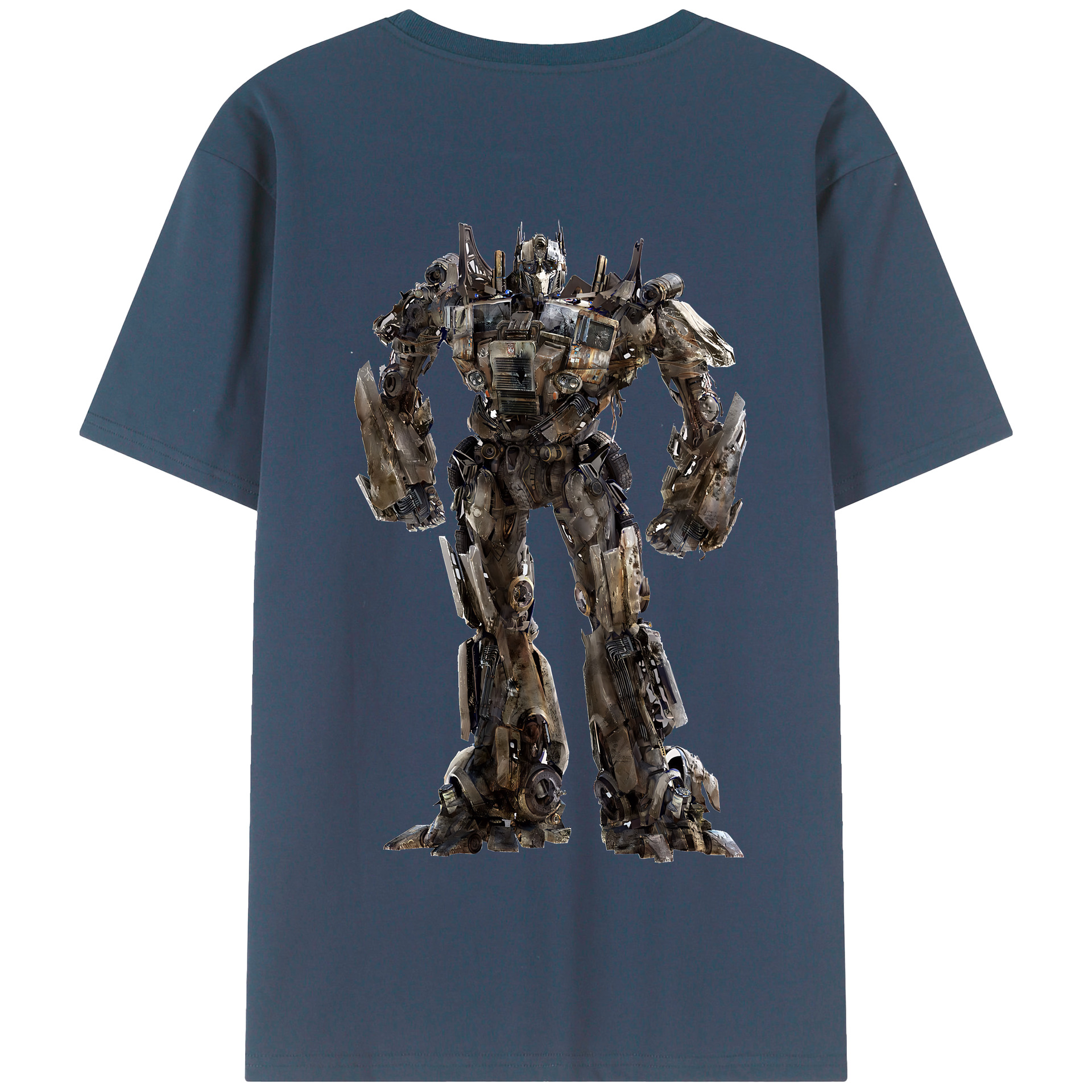 （画像用） Transformers トランスフォーマー 綿100％半袖Tシャツ（背面プリント）