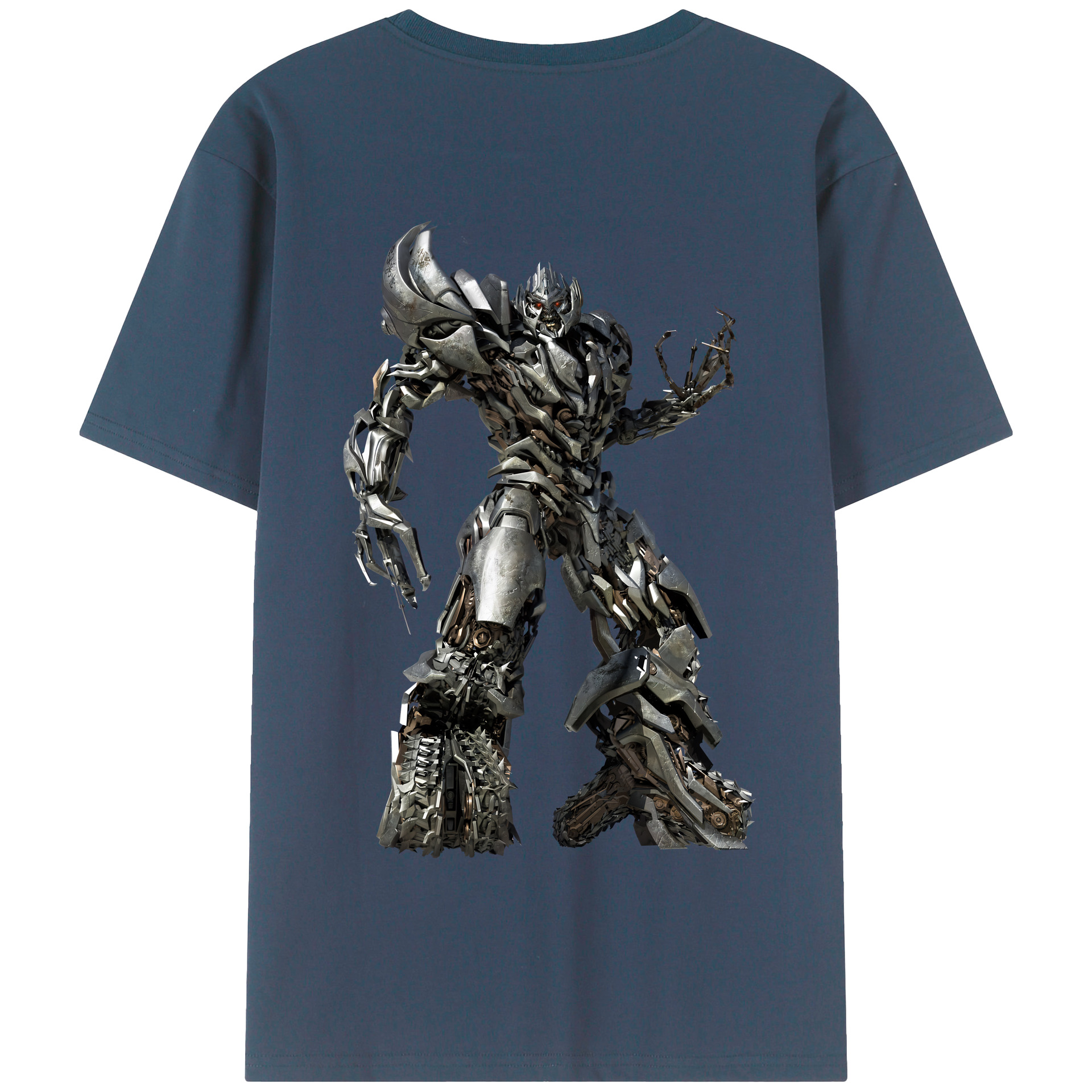 （画像用） Transformers トランスフォーマー 綿100％半袖Tシャツ（背面プリント）