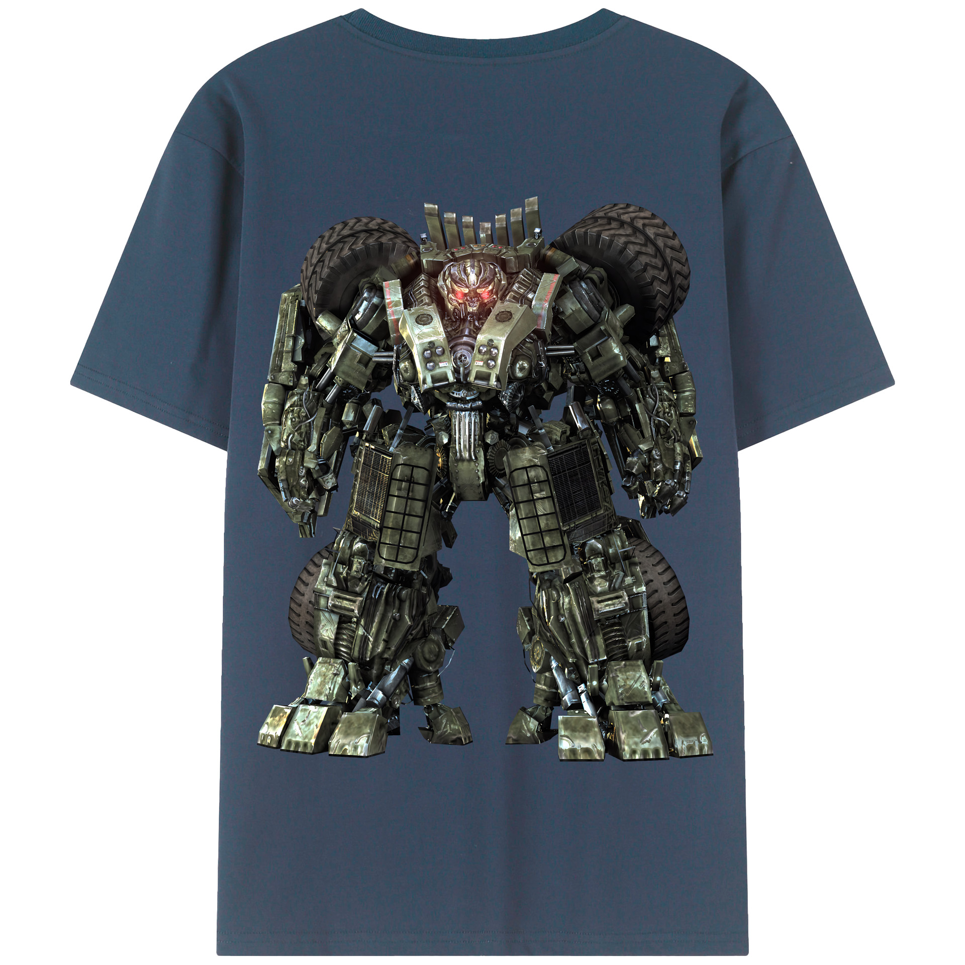 （画像用） Transformers トランスフォーマー 綿100％半袖Tシャツ（背面プリント）