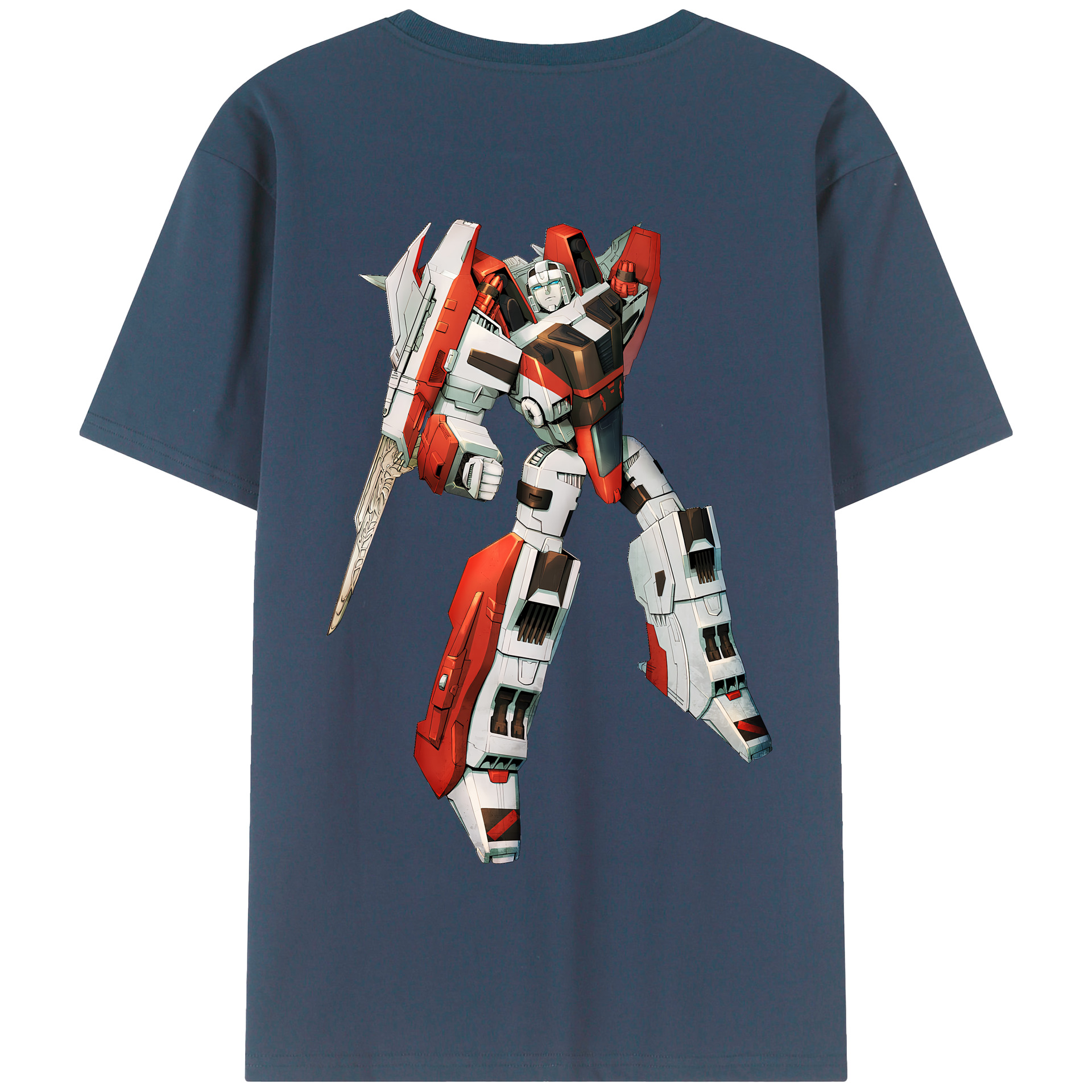 （画像用） Transformers トランスフォーマー 綿100％半袖Tシャツ（背面プリント）