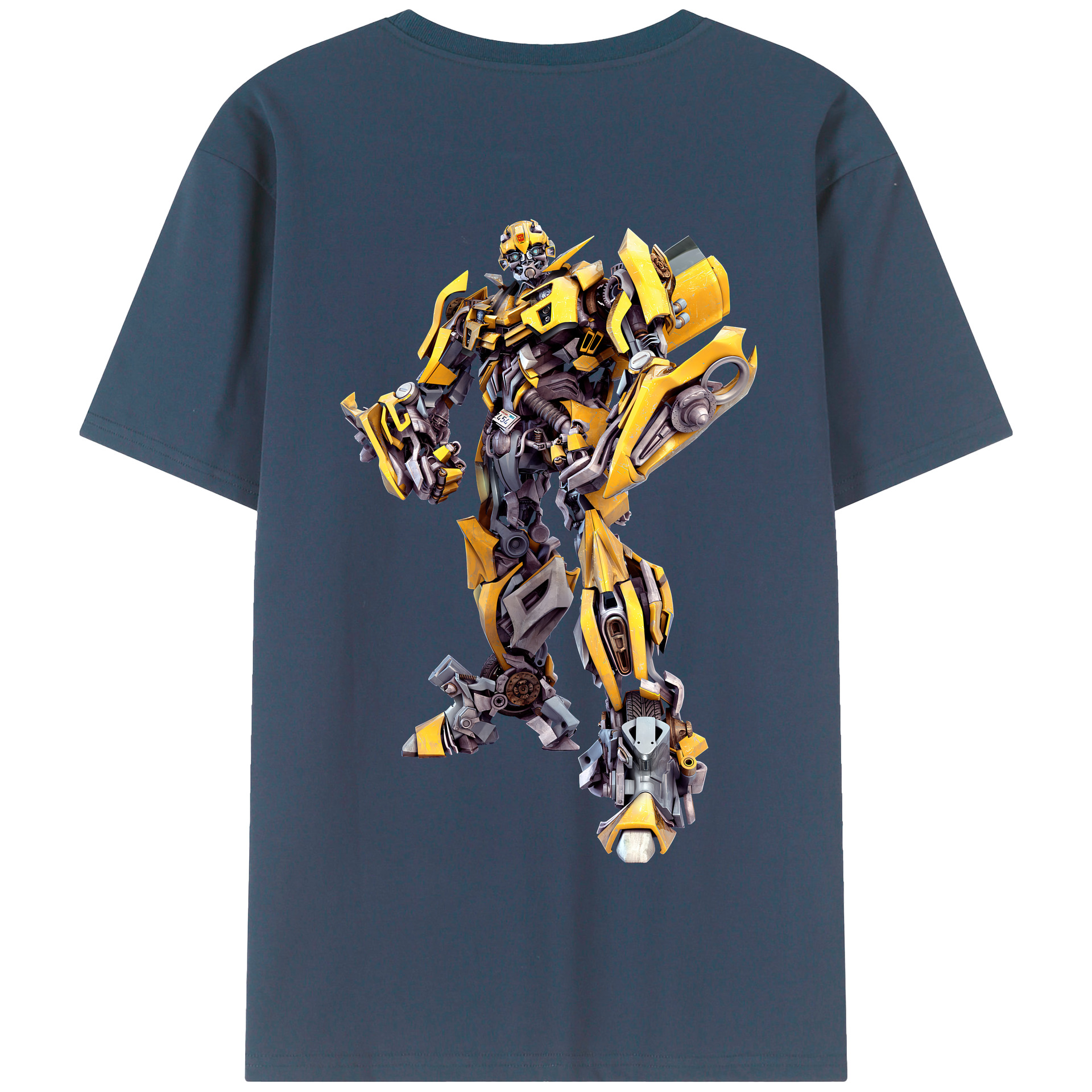 （画像用） Transformers トランスフォーマー 綿100％半袖Tシャツ（背面プリント）