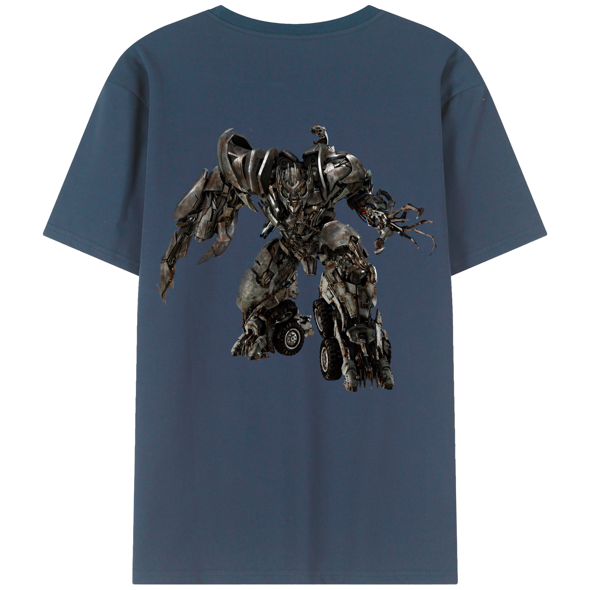 （画像用） Transformers トランスフォーマー 綿100％半袖Tシャツ（背面プリント）