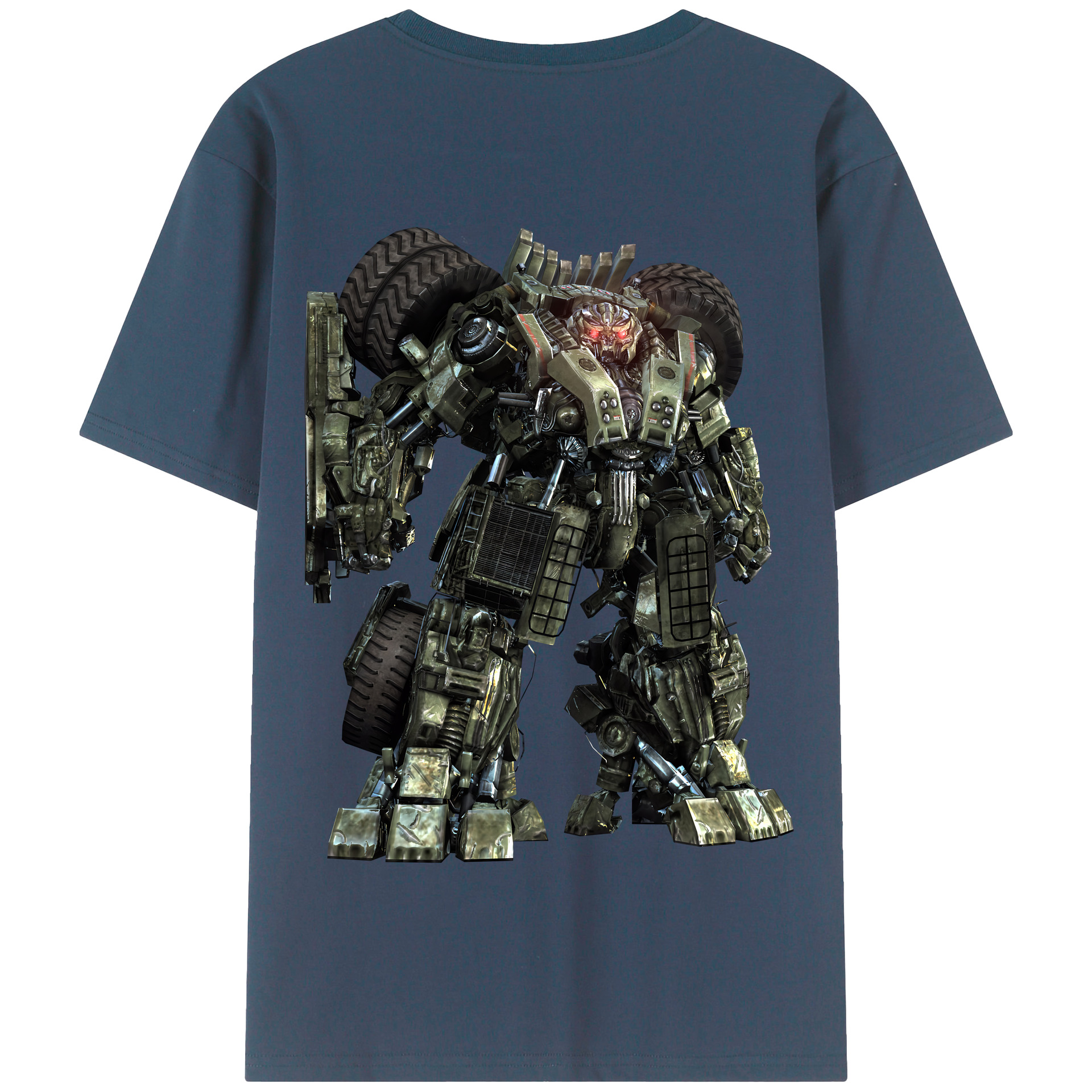 （画像用） Transformers トランスフォーマー 綿100％半袖Tシャツ（背面プリント）