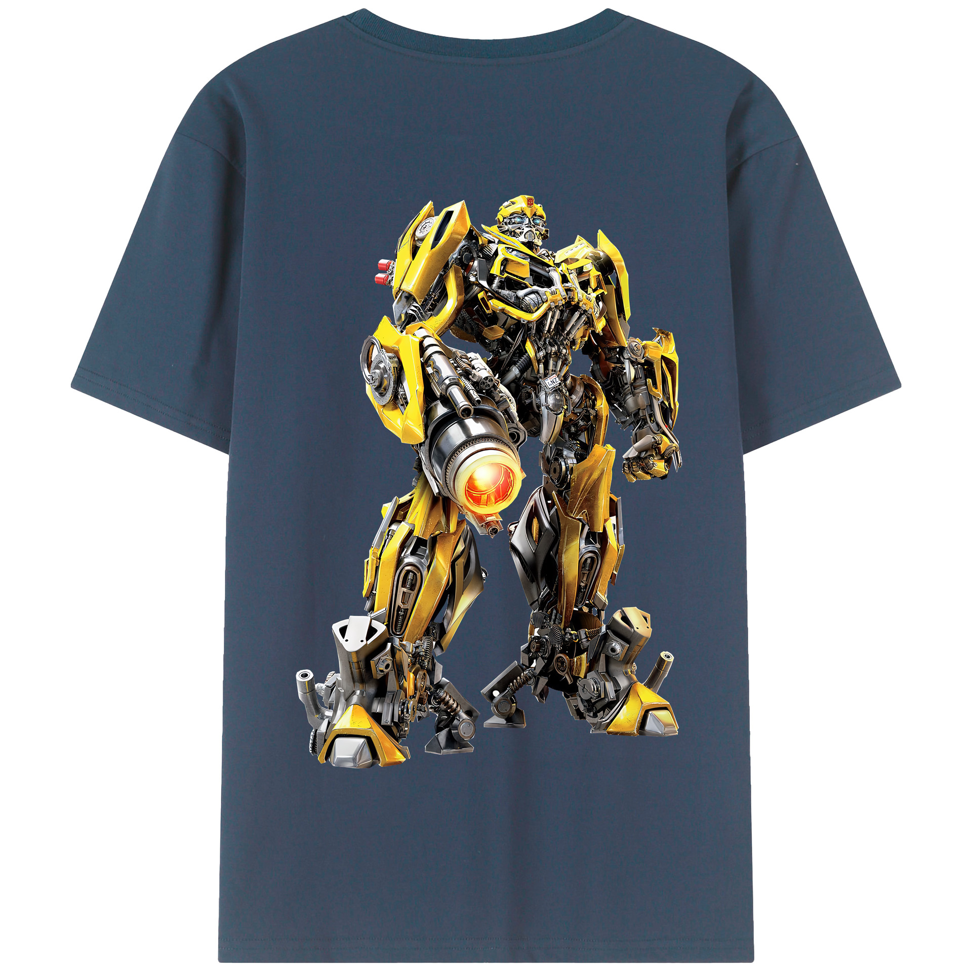 （画像用） Transformers トランスフォーマー 綿100％半袖Tシャツ（背面プリント）