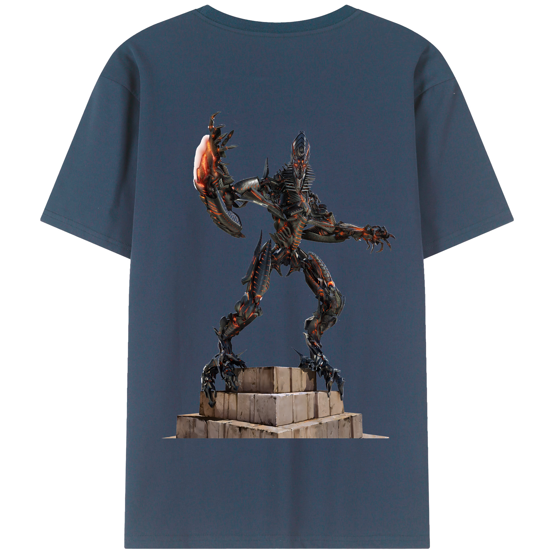 （画像用） Transformers トランスフォーマー 綿100％半袖Tシャツ（背面プリント）