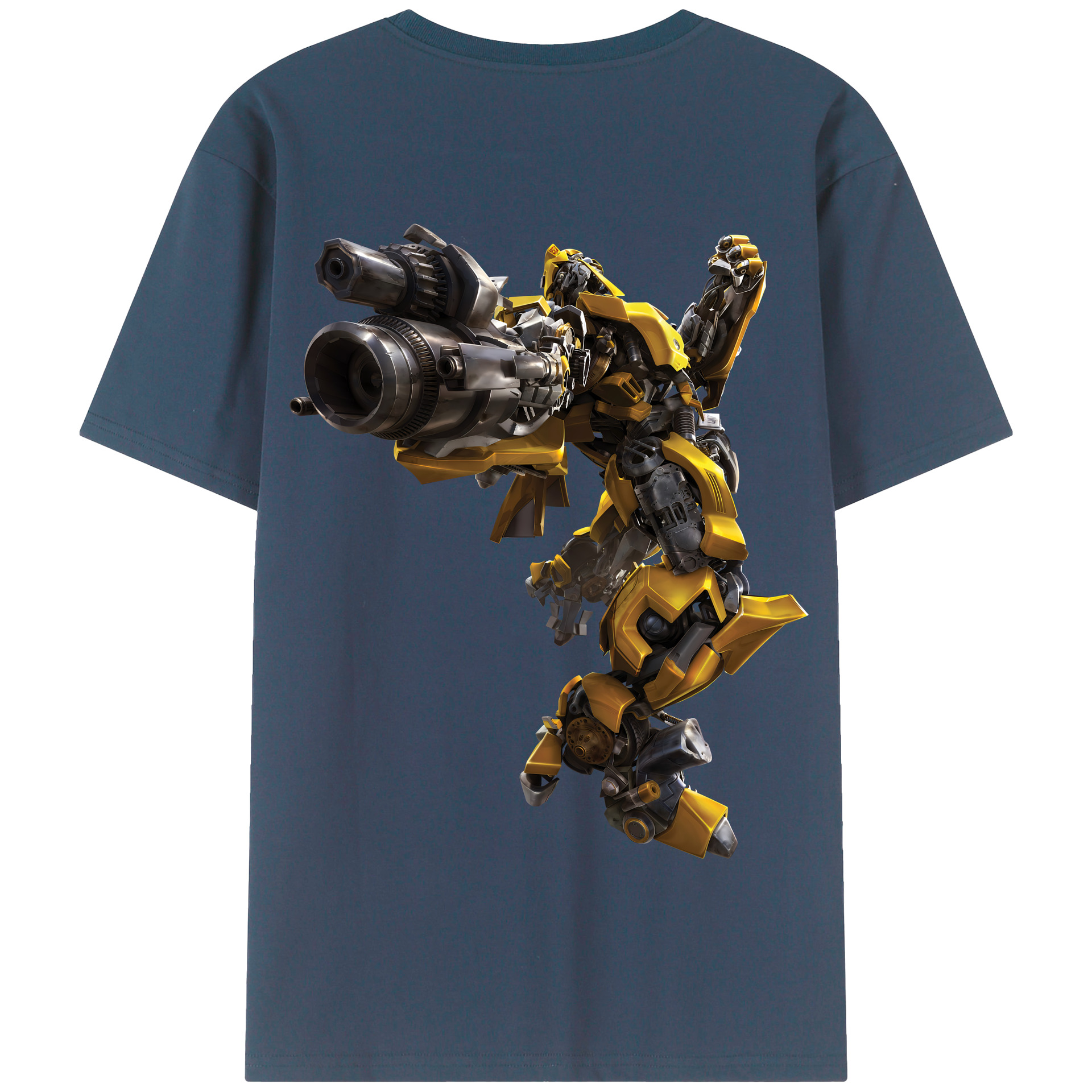 （画像用） Transformers トランスフォーマー 綿100％半袖Tシャツ（背面プリント）