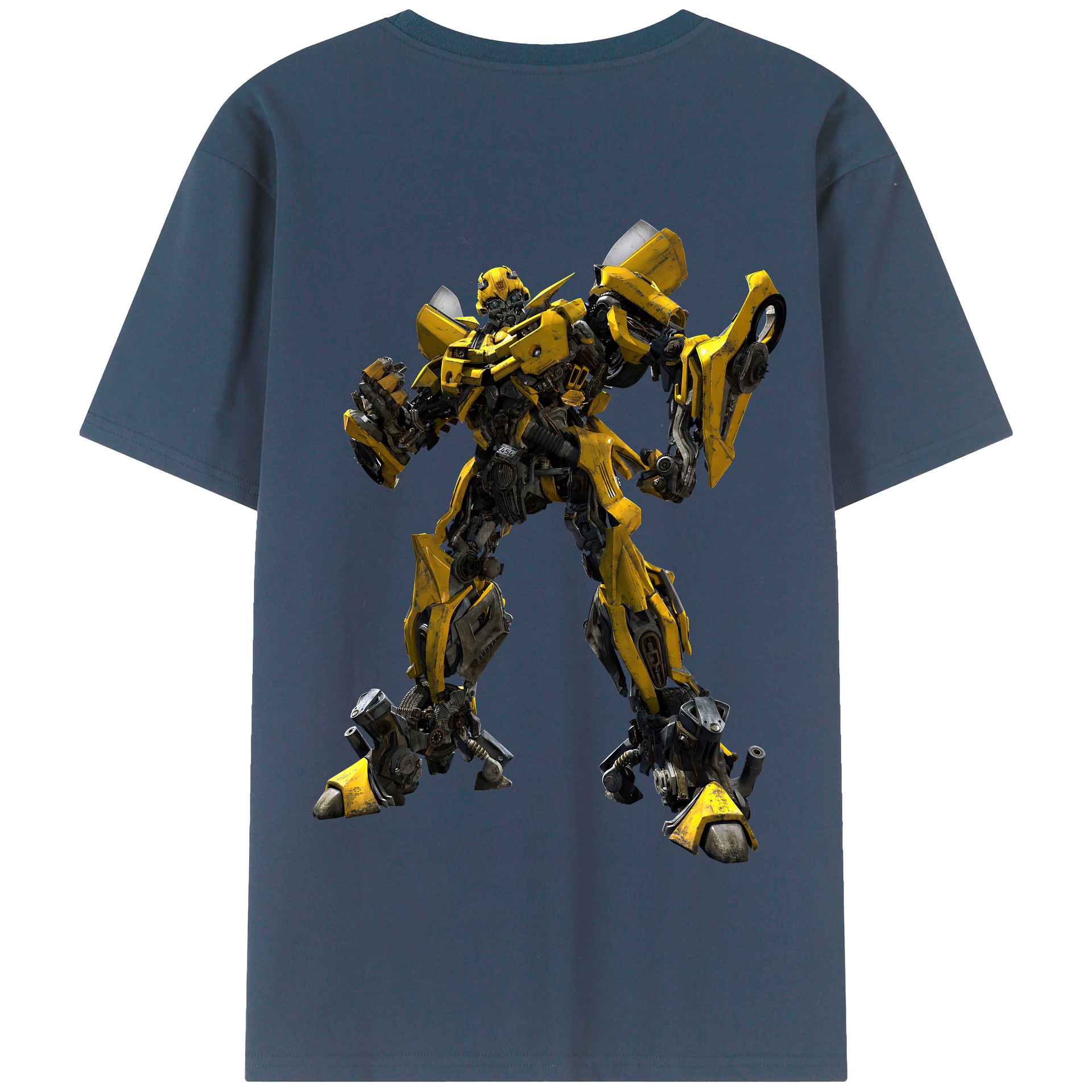 （画像用） Transformers トランスフォーマー 綿100％半袖Tシャツ（背面プリント）