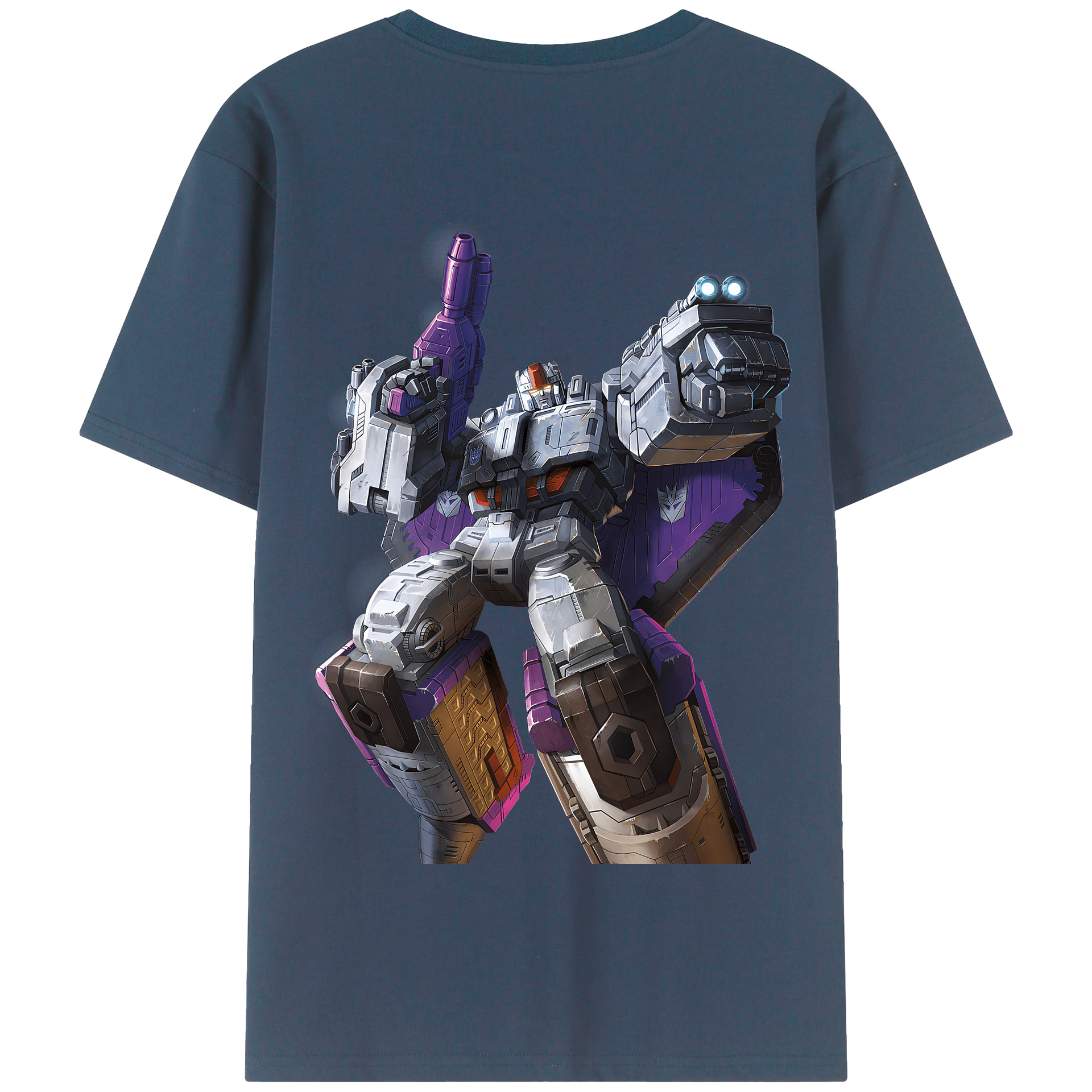 （画像用） Transformers トランスフォーマー 綿100％半袖Tシャツ（背面プリント）