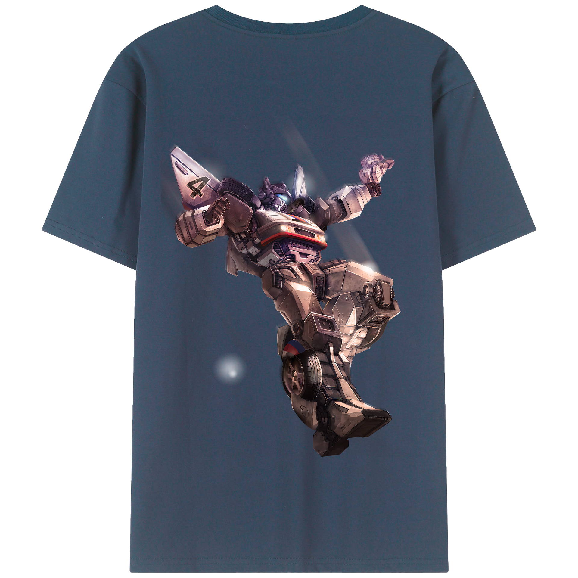 （画像用） Transformers トランスフォーマー 綿100％半袖Tシャツ（背面プリント）