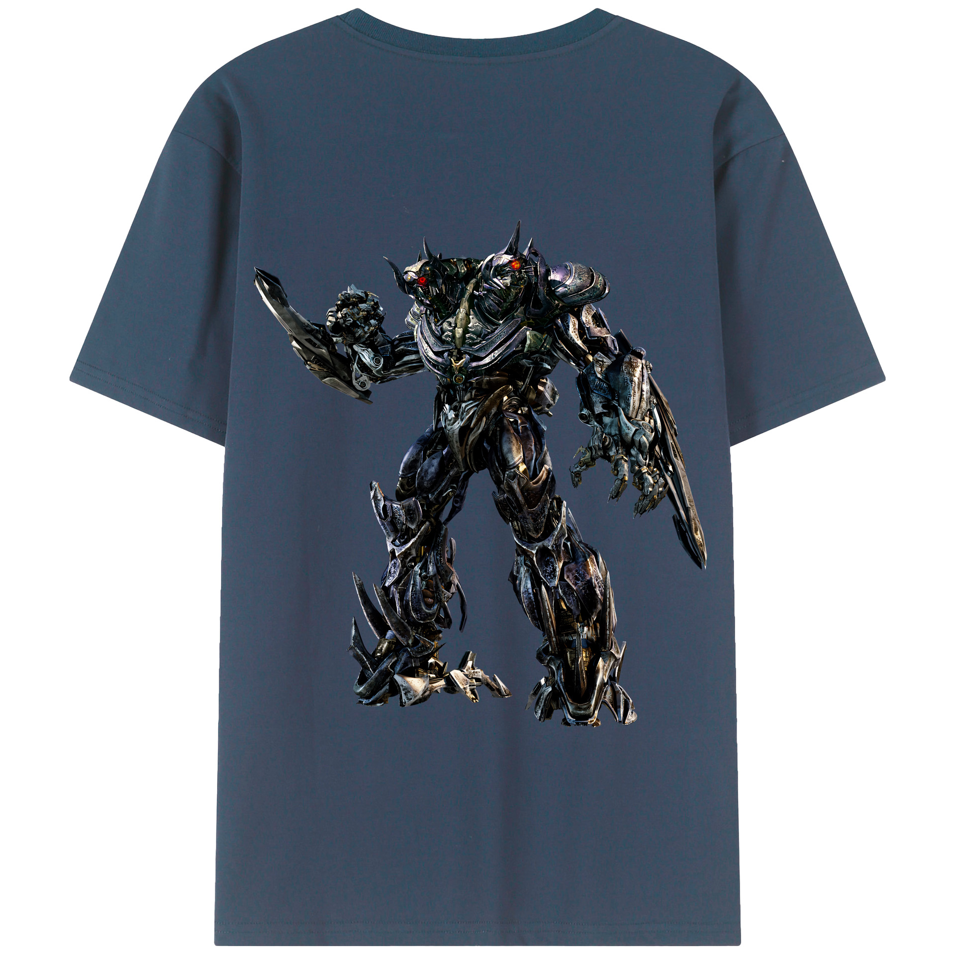 （画像用） Transformers トランスフォーマー 綿100％半袖Tシャツ（背面プリント）