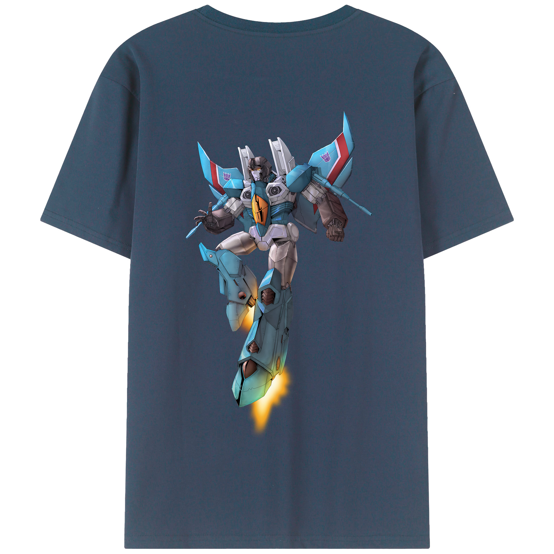 （画像用） Transformers トランスフォーマー 綿100％半袖Tシャツ（背面プリント）