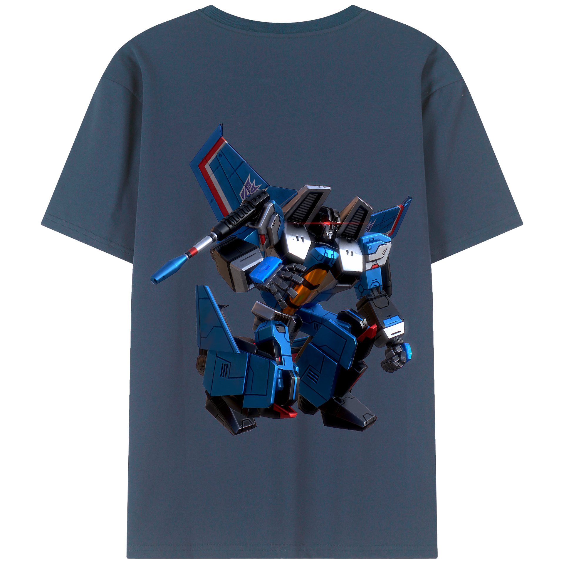 （画像用） Transformers トランスフォーマー 綿100％半袖Tシャツ（背面プリント）