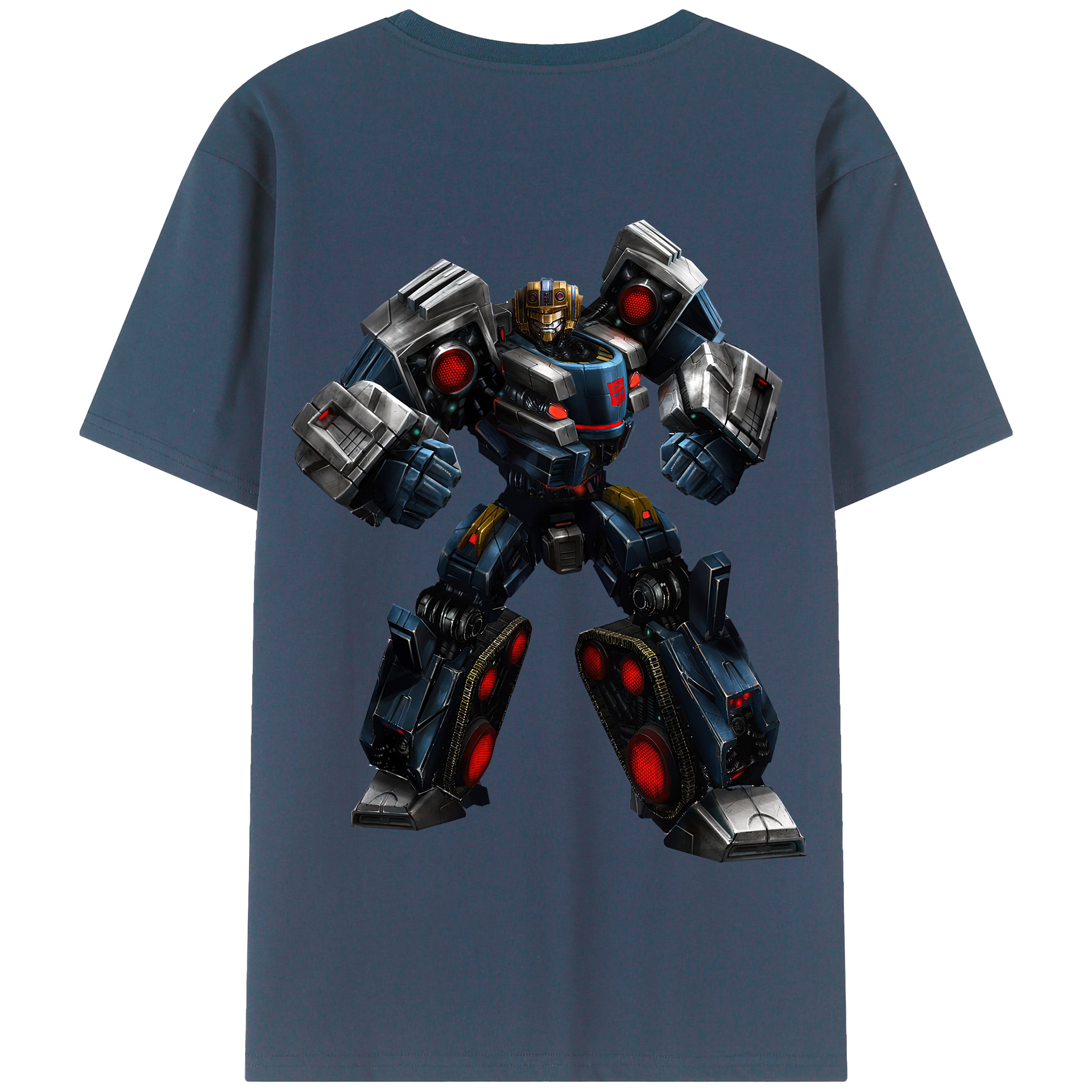 （画像用） Transformers トランスフォーマー 綿100％半袖Tシャツ（背面プリント）