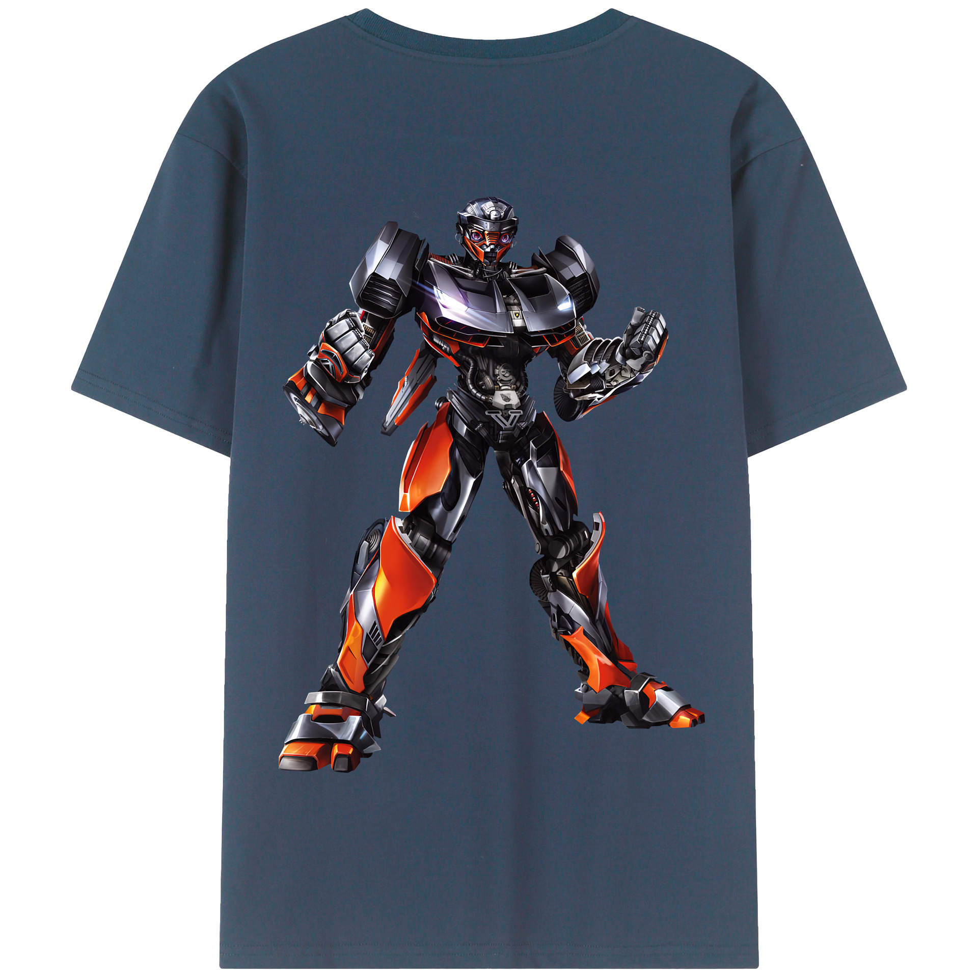 （画像用） Transformers トランスフォーマー 綿100％半袖Tシャツ（背面プリント）